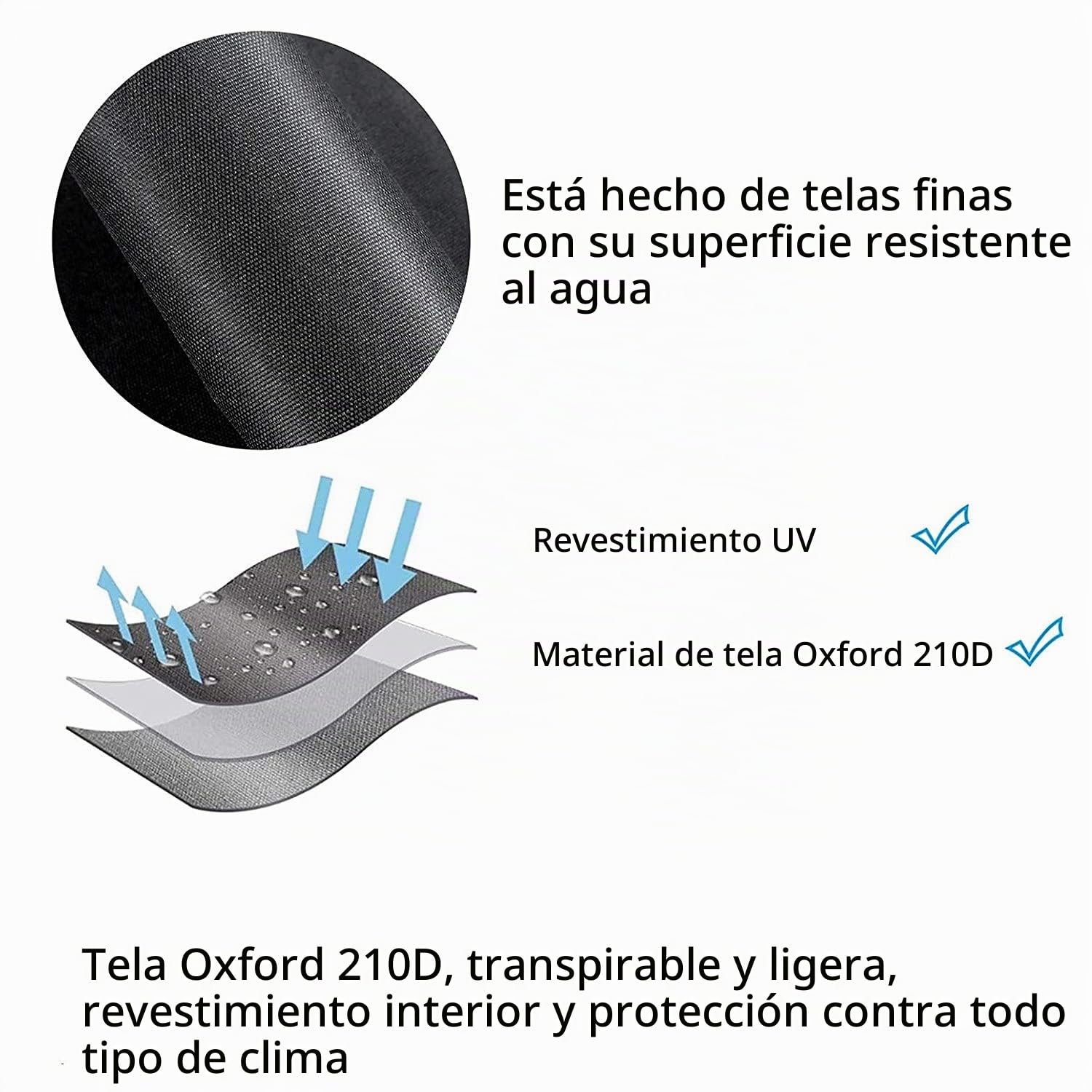 Fundas para Sillas de Patio, Paquete de 2 Fundas Impermeables para Muebles de Asiento Profundo para SalóN Al Aire Libre, para Sofá de JardíN Individual 27X31X40 Pulgada