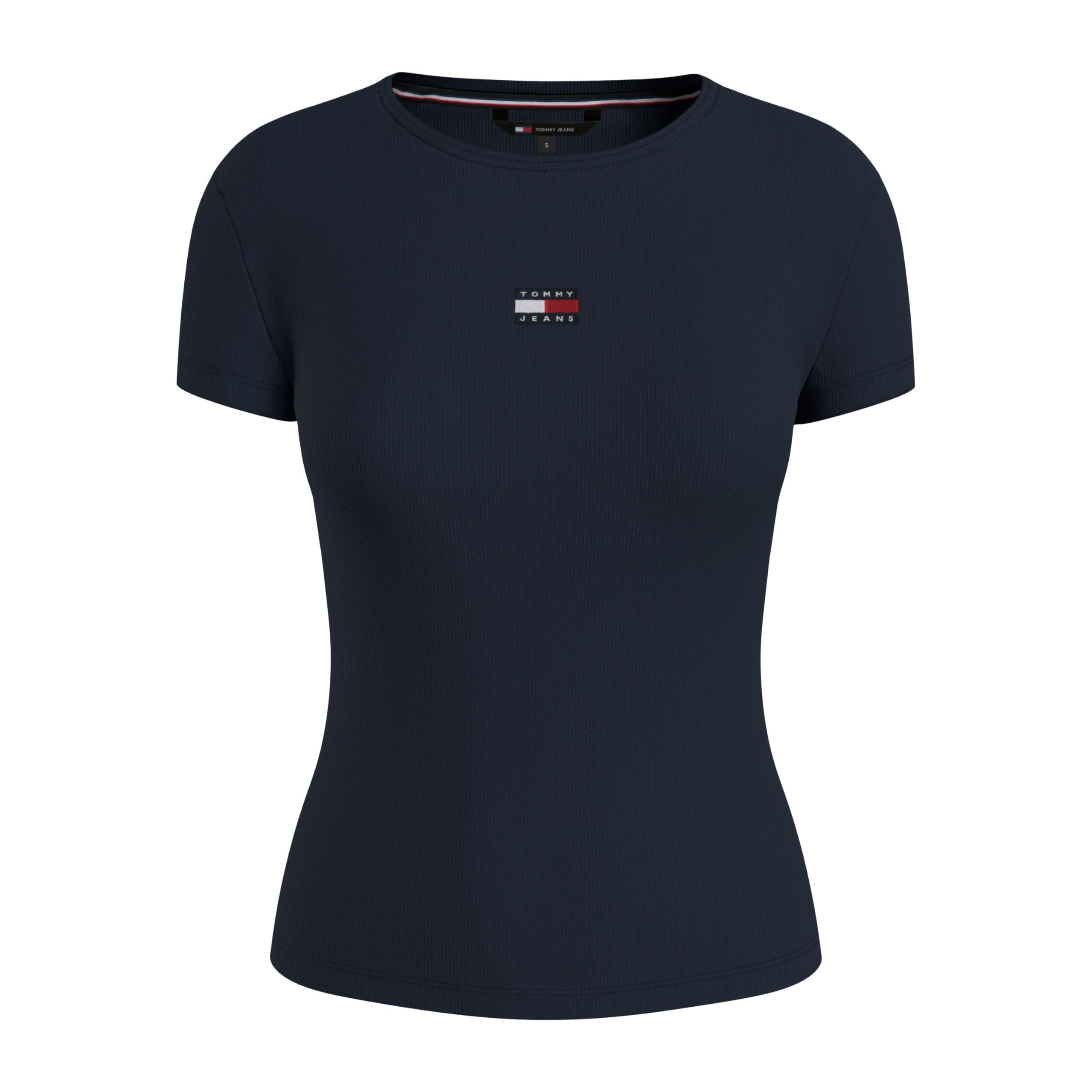TJW SLIM BADGE RIB TEE T-shirt Kadın