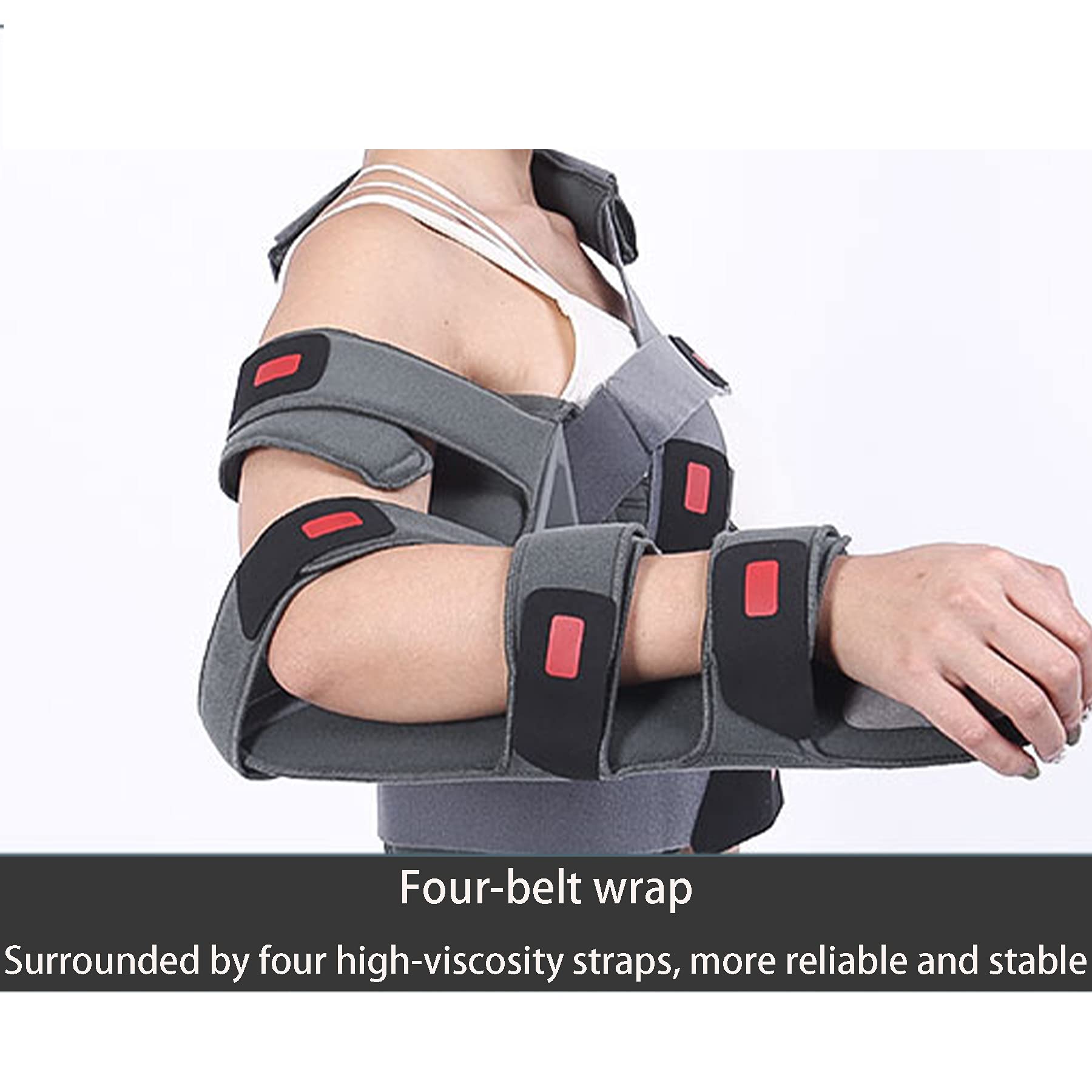 Ortesis Hombro Ajustable ​para Soporte de Fijación Fractura Humeral Adulto Brazo Roto Fracturados Cabestrillo Brazo Cabestrillo Hombro Inmovilizador Disponible para Mujeres Hombres