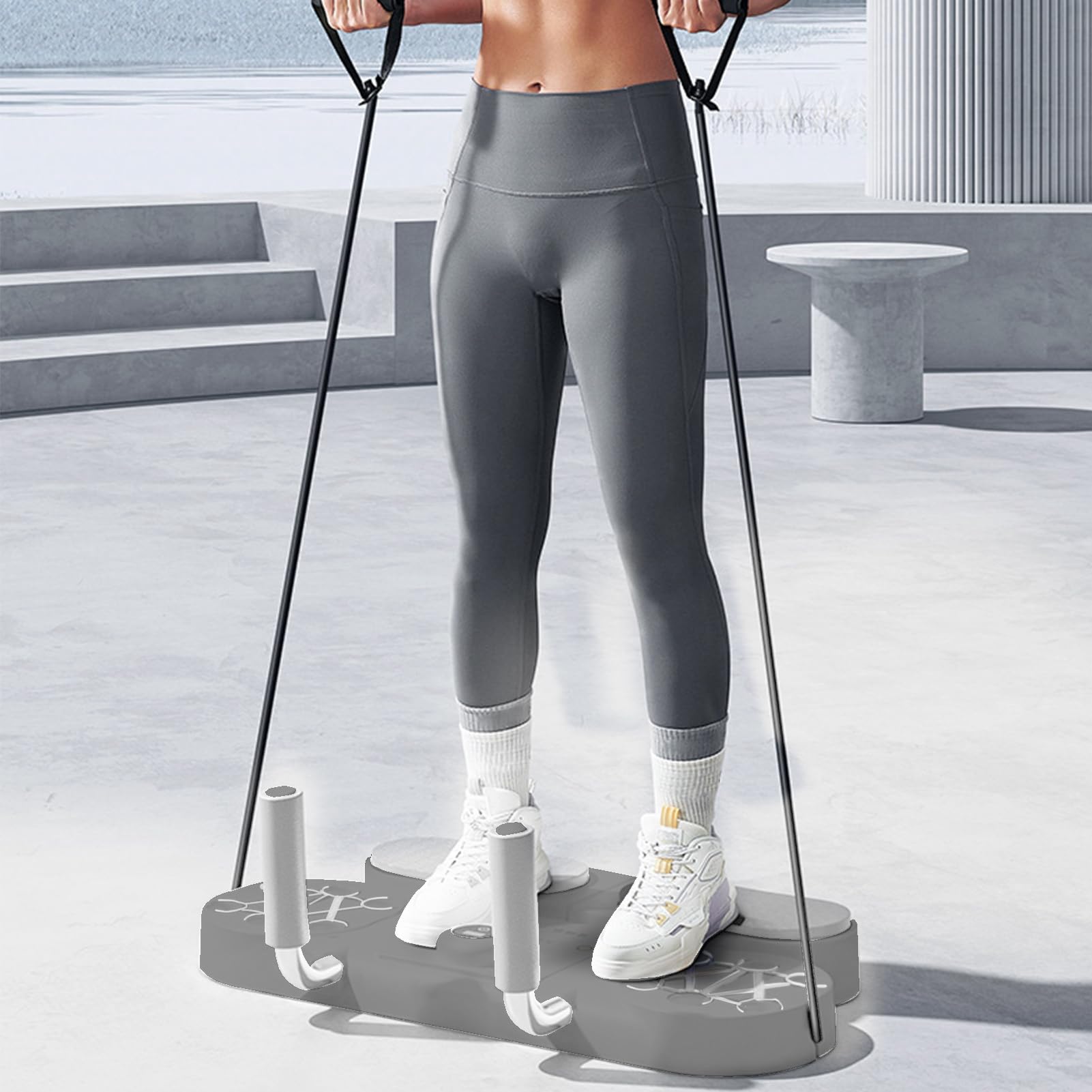 Liegestützbrett, 5-in-1-Liegestütz Fitnessgerät, Multifunktionales