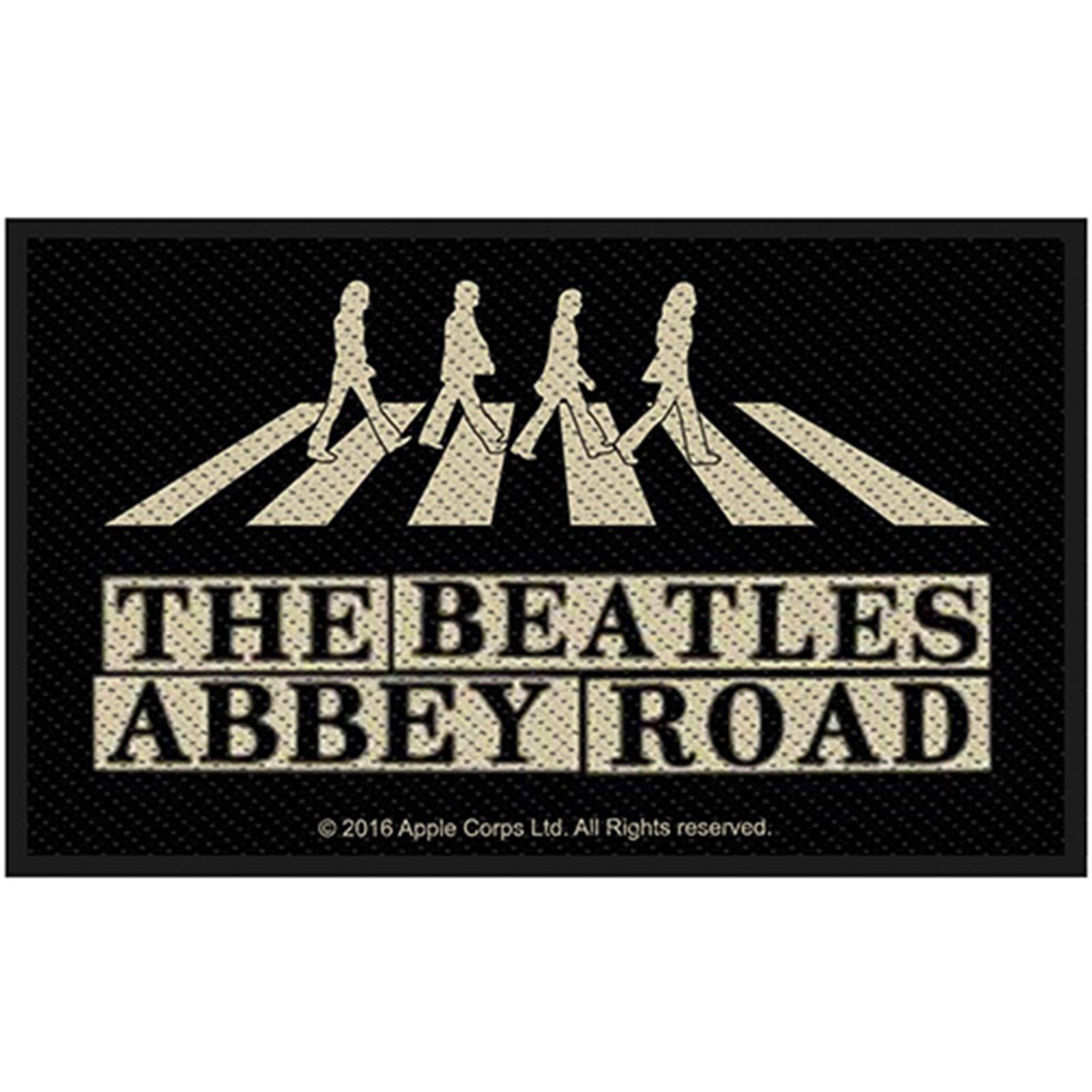 The Beatles Multicoloured Abbey Road Crossing Logo Band Iron Sew On Patch Badge Official
