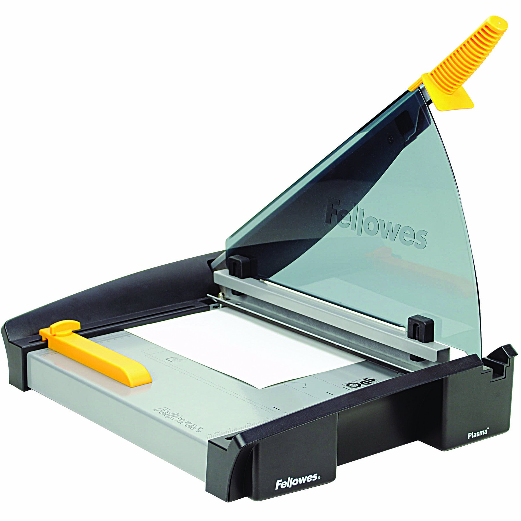Fellowes Plasma A4 - Guillotina de papel tamaño A4, capacidad de corte 40 hojas, color negro y gris