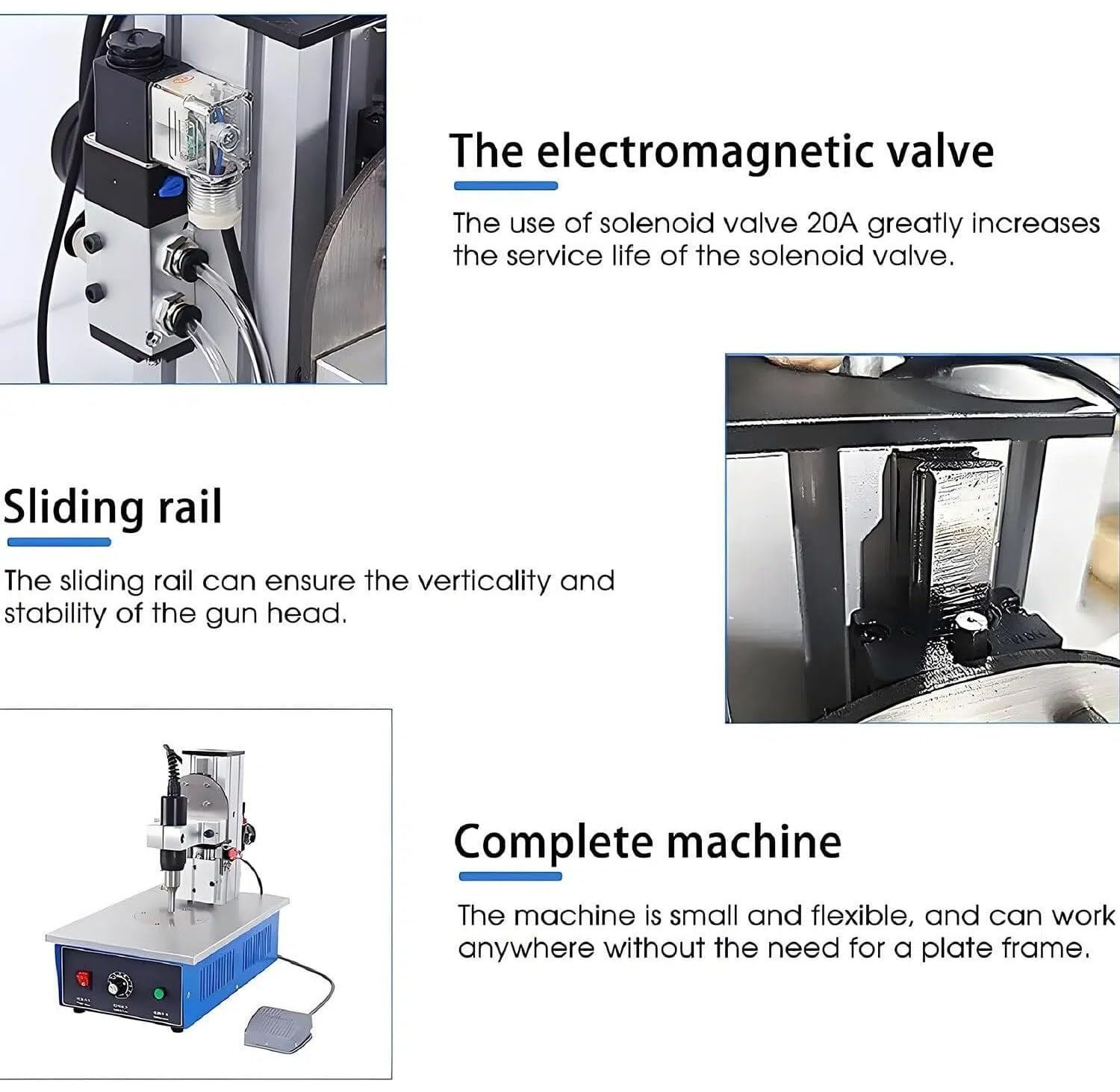 Saldatrice a punti ad ultrasuoni 1500 W - Saldatrice in plastica aggiornata con pedale elettronico per tessuti non tessuti e nylon
