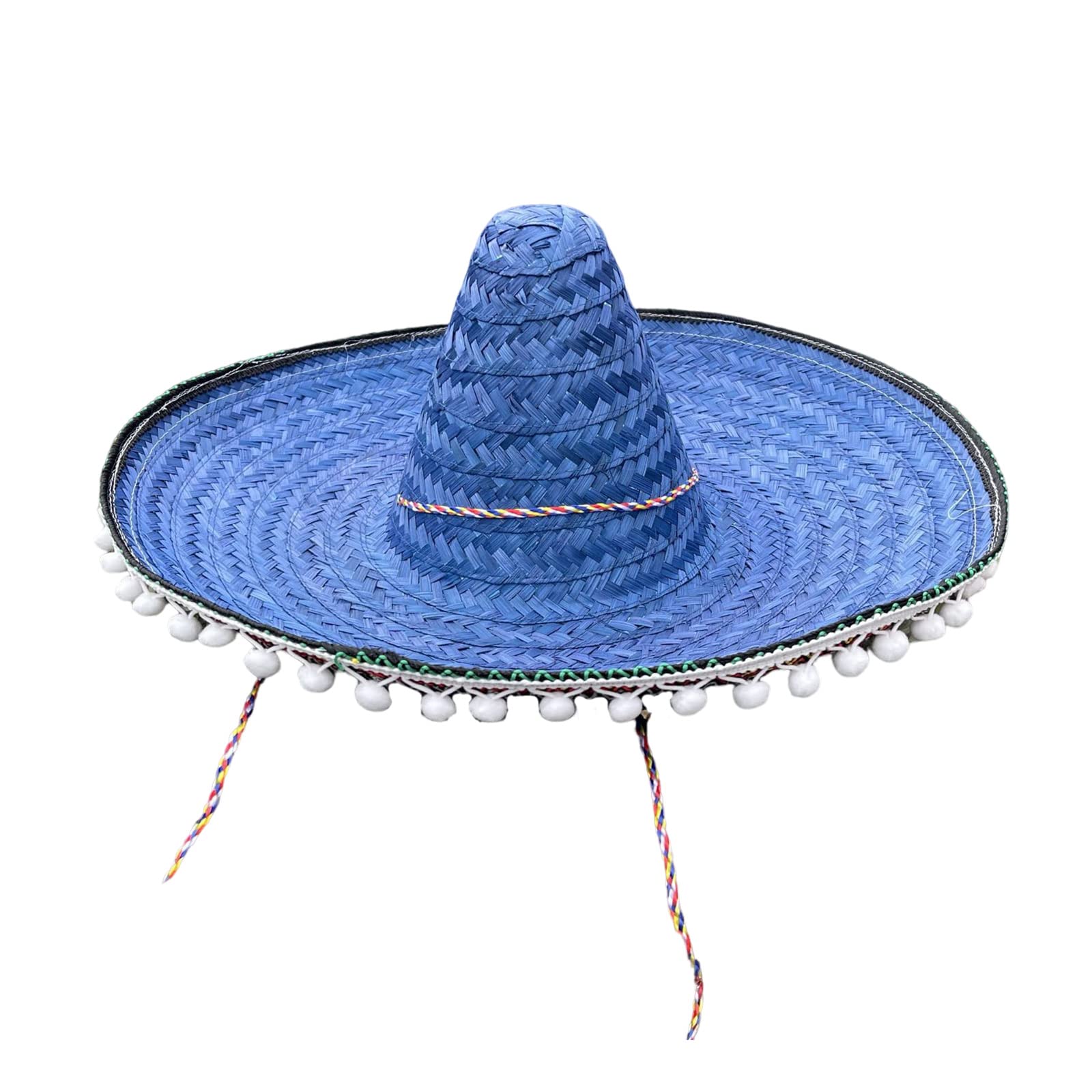 Maxtonser Mexicans Sombrero Hat Straw Sombrero Hat Fiest Hat Sombrero Party Hat Mexicans Hat Fiest Party Hat Mexicans Party Blue