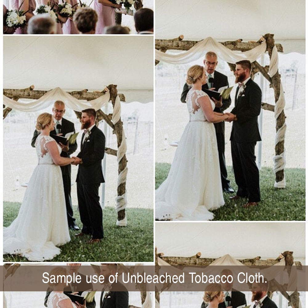 tobacco cloth for garden 50 Yards Natural Unbleached Natural Cotton Fabric Lightweight Wedding Decor by JCS : Arts, Crafts & Sewing Thank you so much Esmeralda,