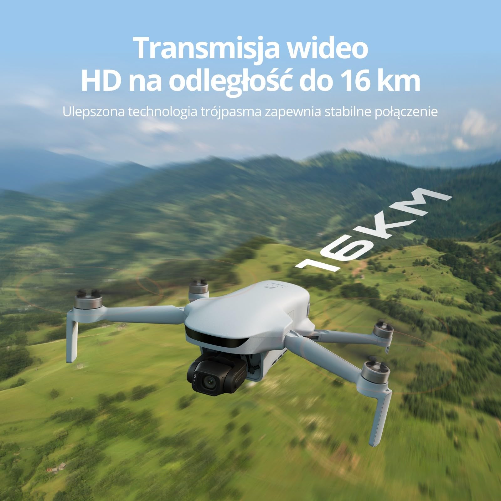 Potencjalny ATOM 3 Fly More Combo(RC PTD 2), Dron z kamerą 4K,4K/6OfpsHDR-Video,8KFoto,1/1,3" Czujnik, 120min. Czas lotu, 16KM transmisja, AI Folgen 2.0, Med-Tele, < 249 g, Drone, Co