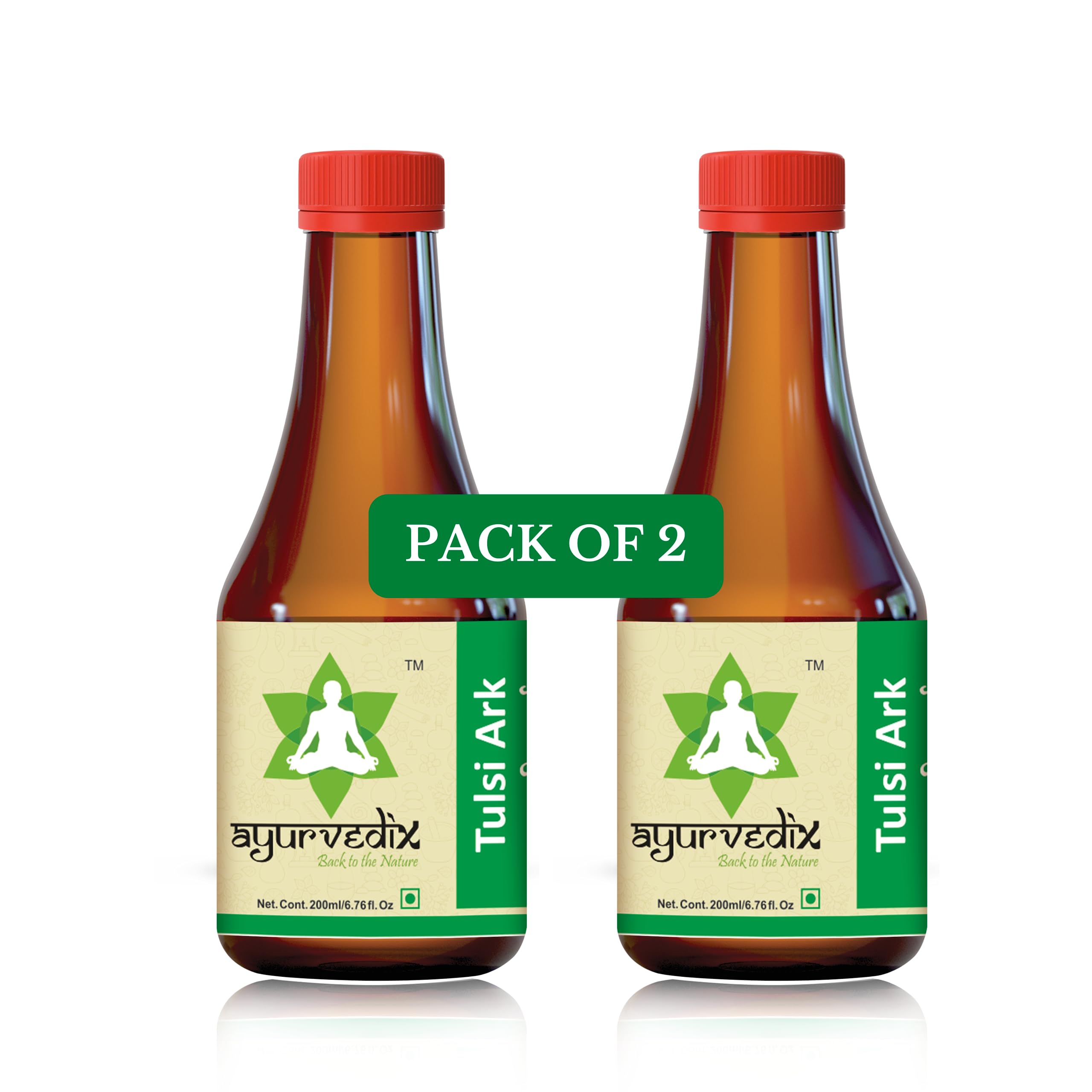 Ayurvedix Tulsi Ark | Natural Holy Basil Distillate for Immunity Boost, Cough & Cold Relief | Pure Taste, Color, and Aroma | 200ml Each Pack of 2 (B0979DV2CS) Amazon Price History, Amazon Price Tracker