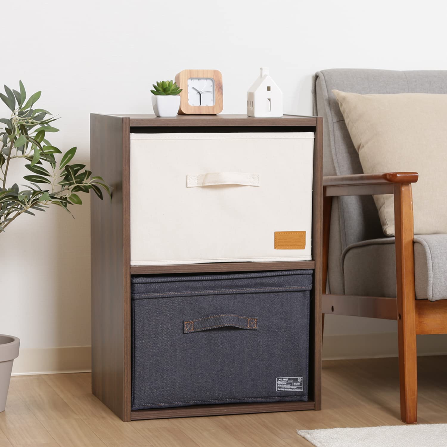 しゅうさま専用 Amazon.com: Fuji Boeki 99742 Color Box Storage Box, 2 Tiers