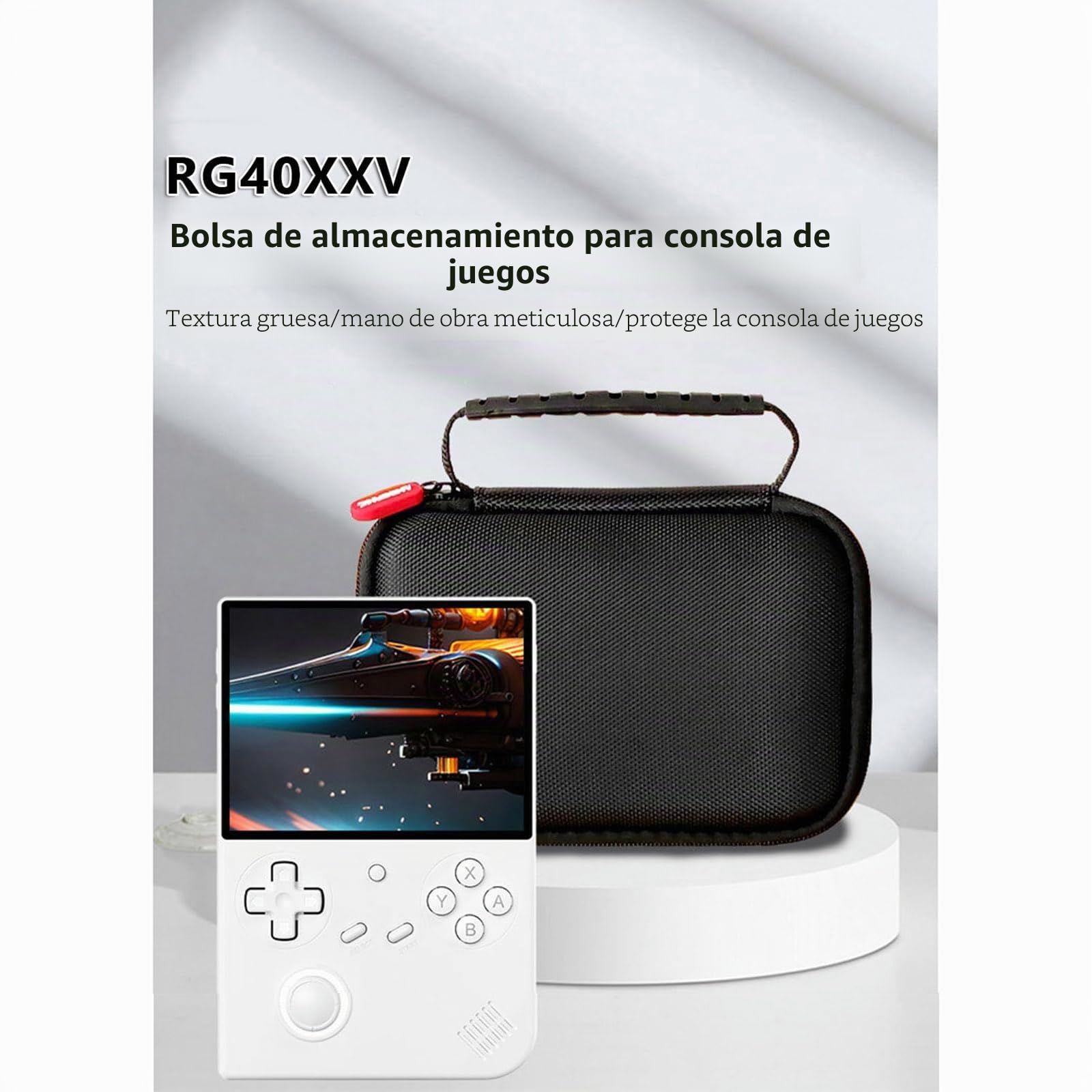 Funda de Transporte para Consola de Juegos Anbernic RG40XXV Retro, Funda de EVA Compatible con Consola de Juegos RG40XXV y Accesorios, Caja organizadora de Viaje a Prueba de caídas y