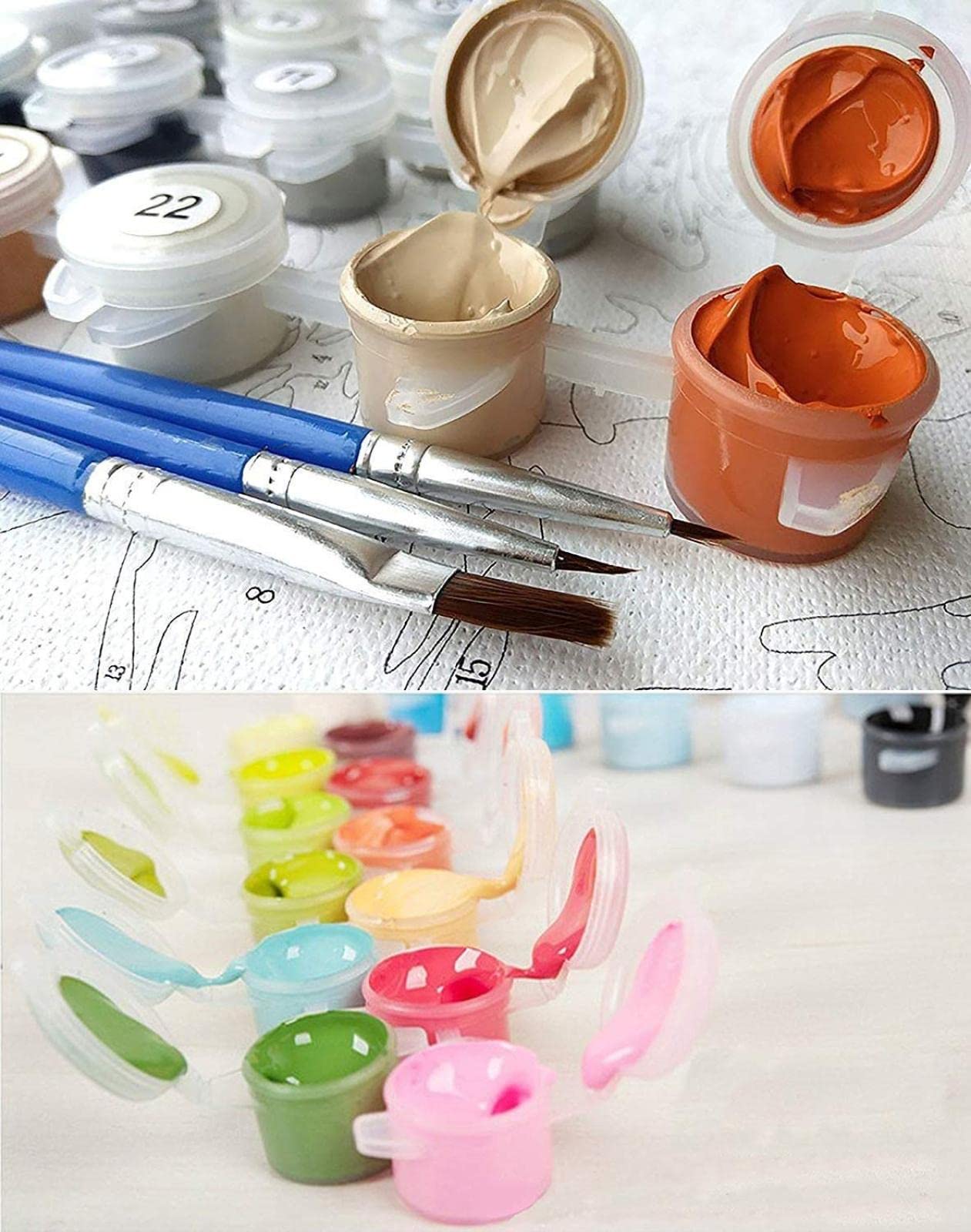 GRENHUE Cuadros Por Numeros Dinosaurio DIY Completo Kit De