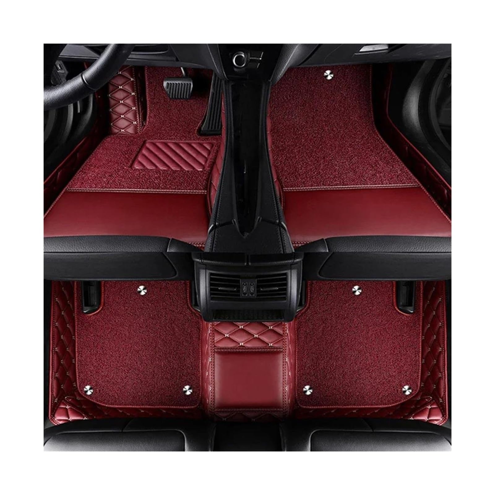 Tapis de sol voiture luxe pour BMW F34 GT tapis sur mesure double couche
