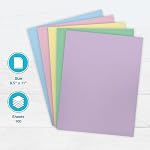Printworks Pastel Paper, 20 lb, 4 Assorted Pastel Colors, 30% Recycled Color Printer Paper, SFI Certified, Perfect for School and Craft Projects, 100 Sheets, 8.5 x 11 Inch (00577)