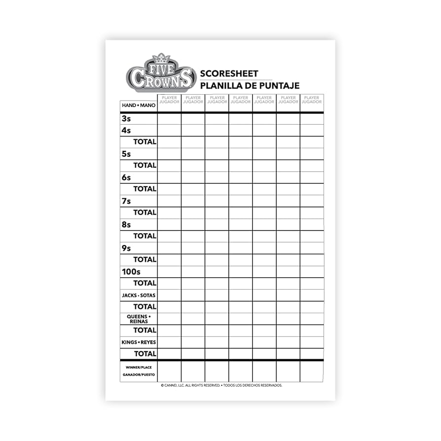 amazon-com-five-crowns-scorepad-130-page-replacement-score-sheet-card-game-score-card-tracks-7-players-at-once-gift-for-kids-birthday-gifts-toys-games for Free Printable Car Show Judging Sheet Amazon.com: Five Crowns Scorepad – 130 Page Replacement Score Sheet, Card Game Score Card, Tracks 7 Players at Once, Gift for Kids, Birthday Gifts : Toys & Games for Free Printable Car Show Judging Sheet