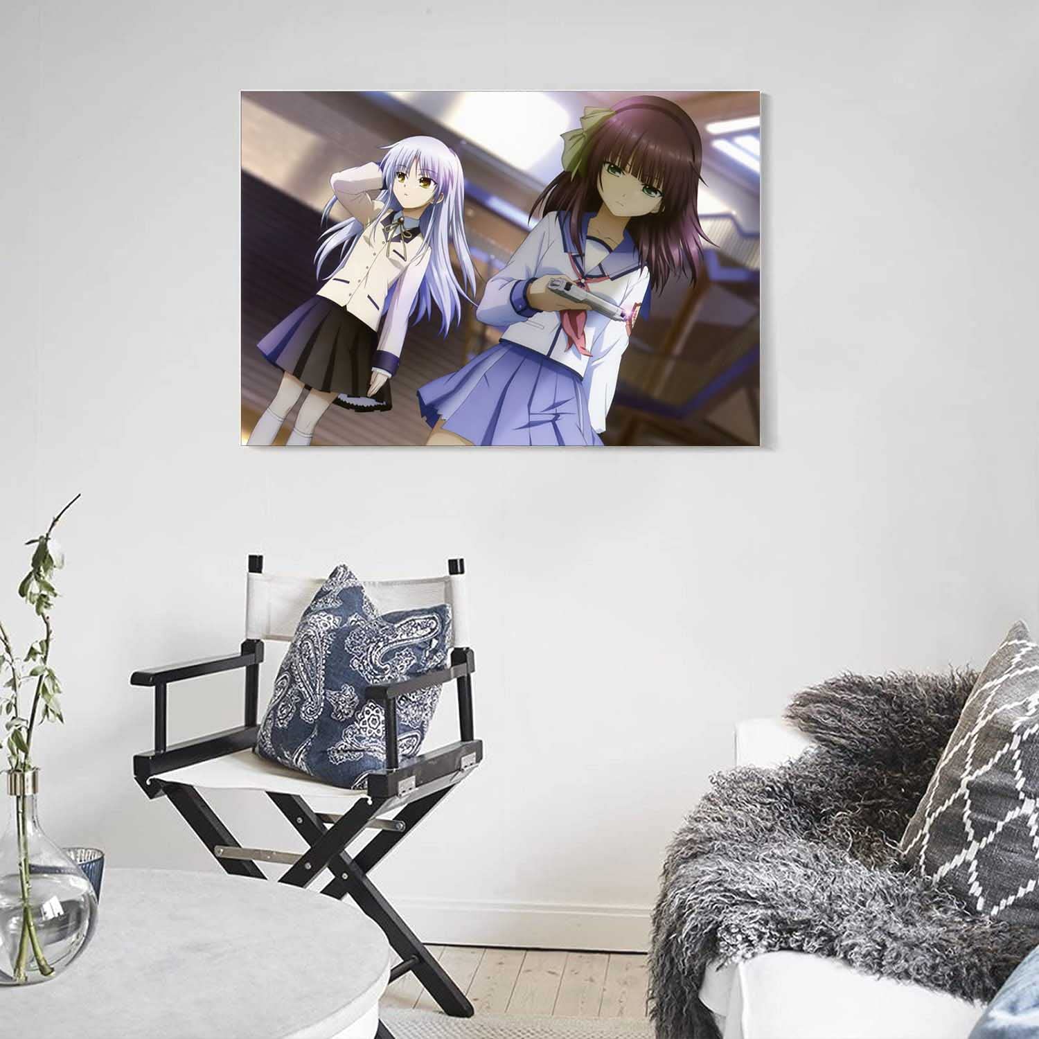 Amazon.com: Anime Angel Beats Yuri Tachibana Kanade Poster Canvas 