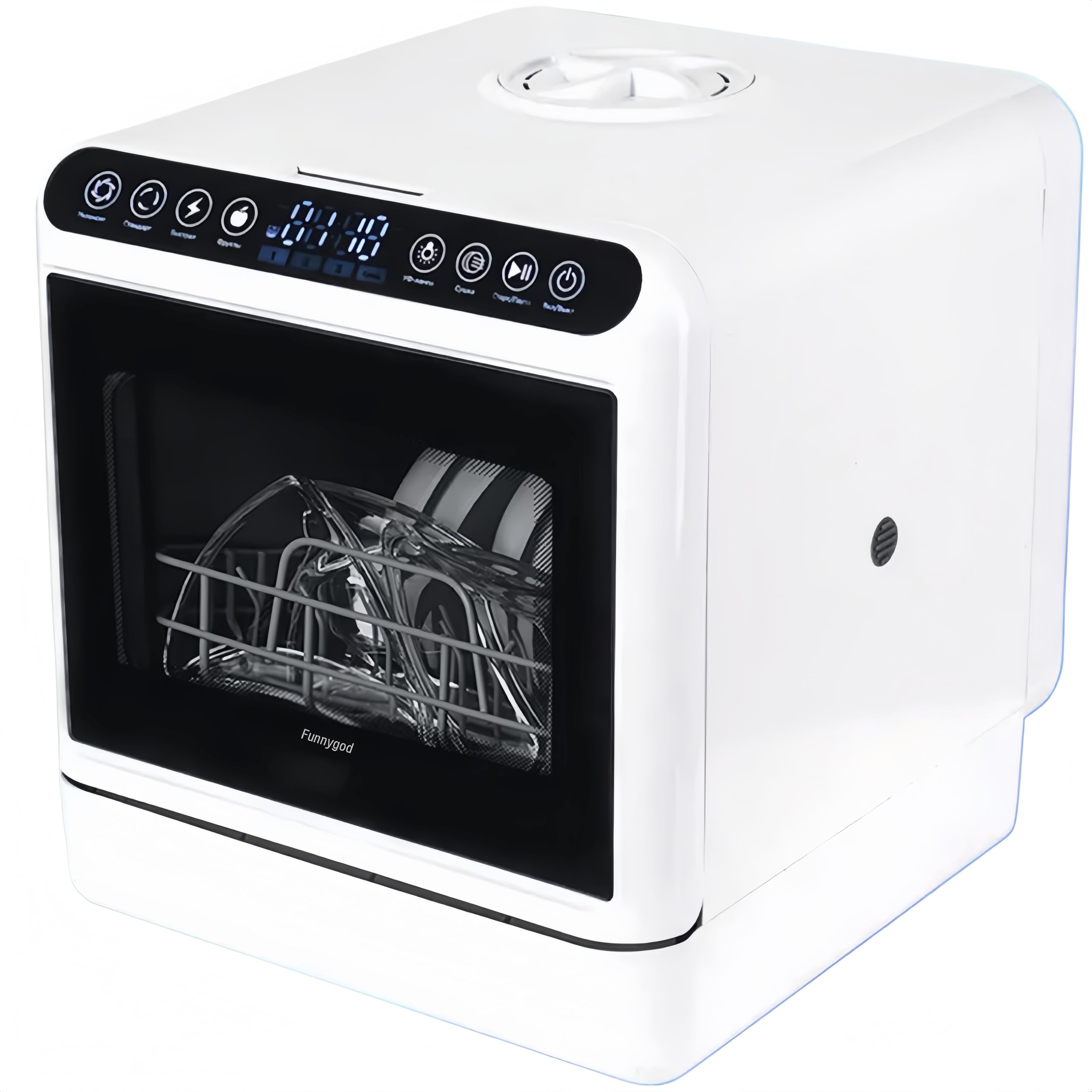 Lavavajillas Lavavajillas de sobremesa Portátil Pequeño lavavajillas totalmente automático con cuatro modos de lavado más modos de secado y esterilización Se puede conectar al grifo y llenar manualmente