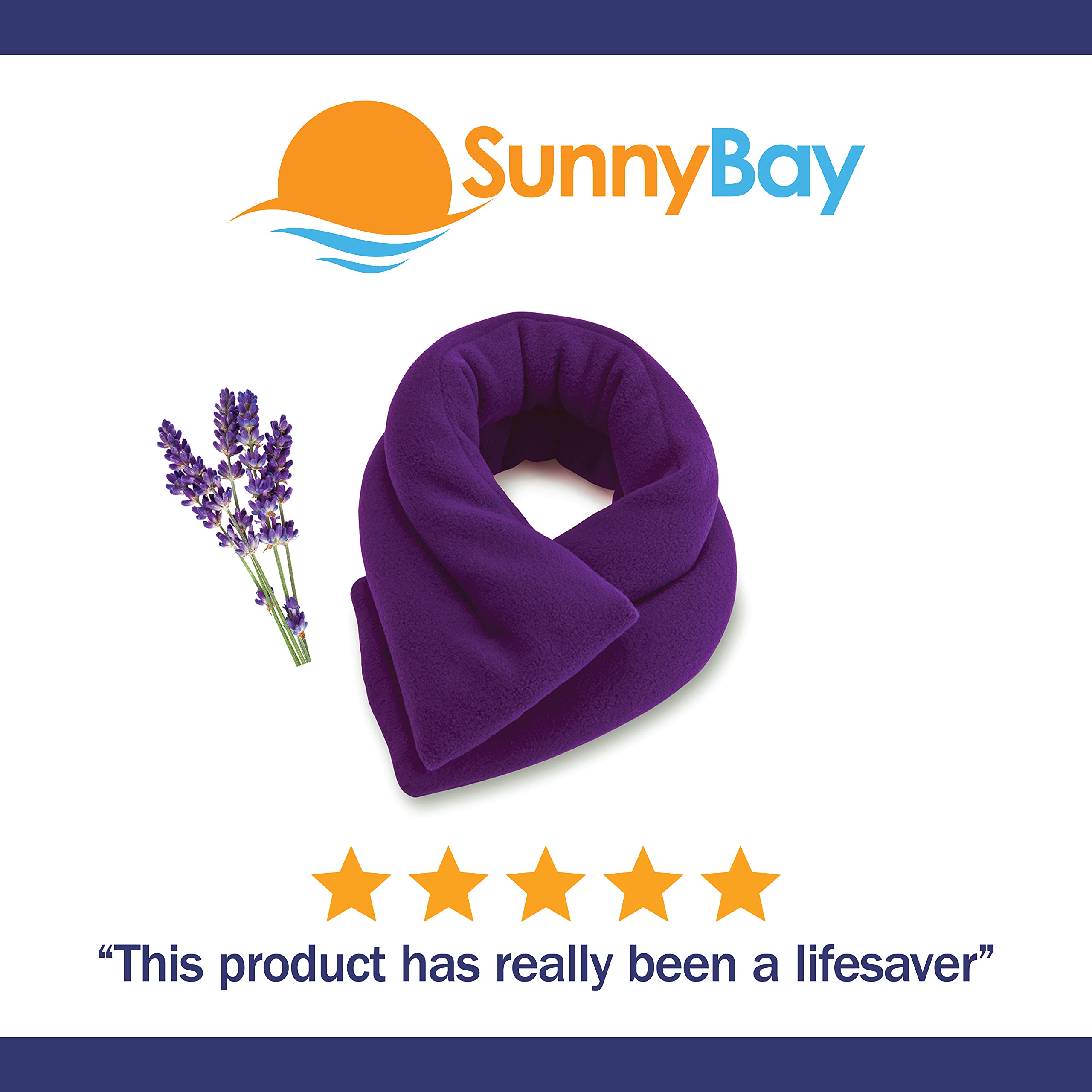 heated neck wrap lavender