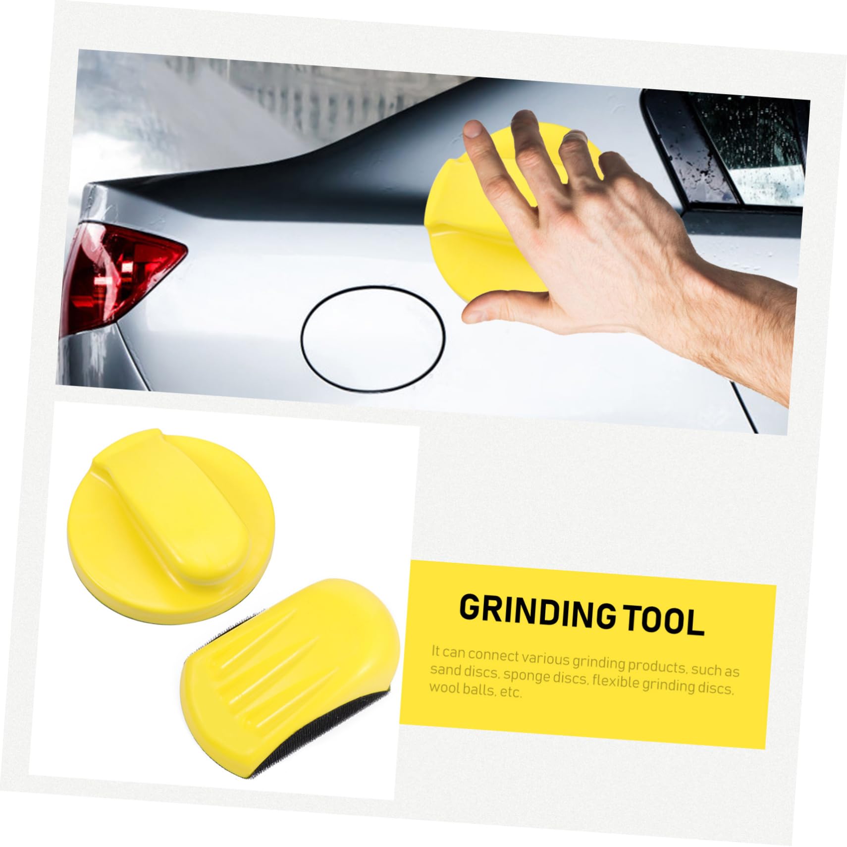 Housoutil 2 Sätze Polierscheibe Werkzeug Polierpads Für Bohrer Schleifen Schleifpads Sandscheibe Polishing Pad Politur Pads Schleifpapier Manuelle Schleifscheibe Sandpapier Pu 2 Stück * 2