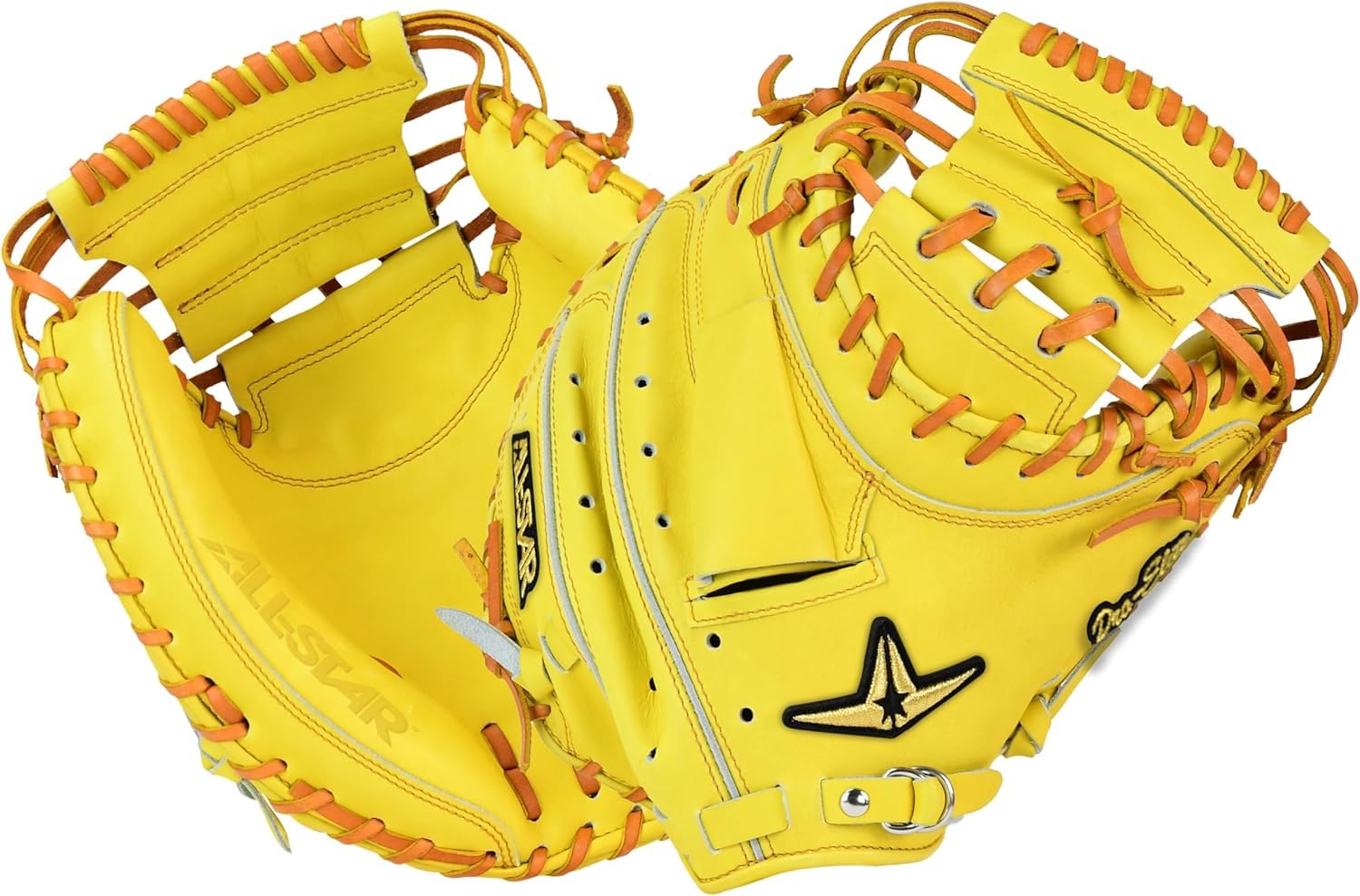 All-Star Pro Elite 34” Japan Series Catcher’s Mitt Premium Japanese Kip Leather Baseball Glove Pro Pattern Right Hand Throw Durable Elite Performance