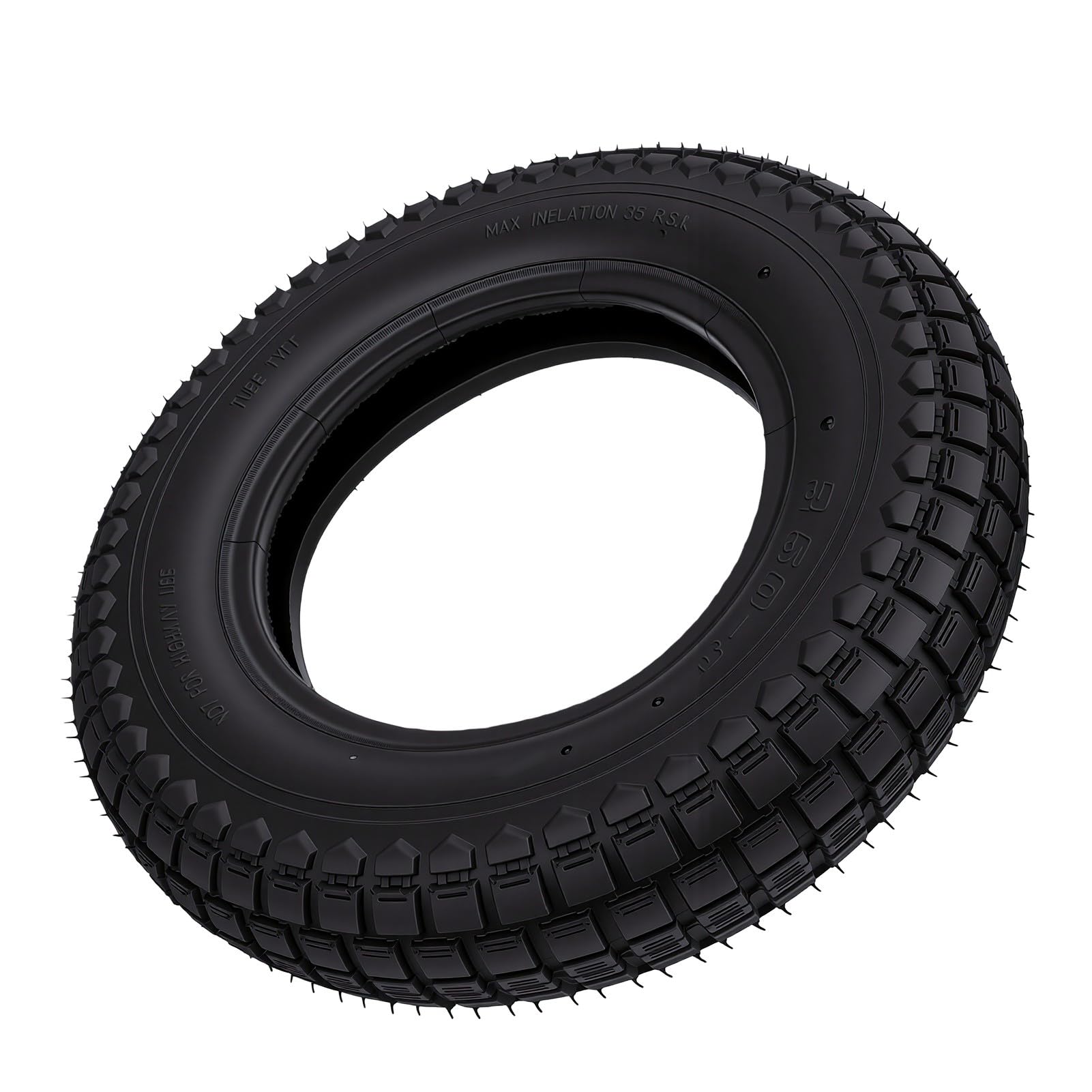 Akozon Zestaw Dętek 3.50-8, Gumowa Dętka Zamienna do Z50 Z50A Z50R ATV UTV Kosiarka do Trawy Mały Pojazd Zastosowania Naprawa