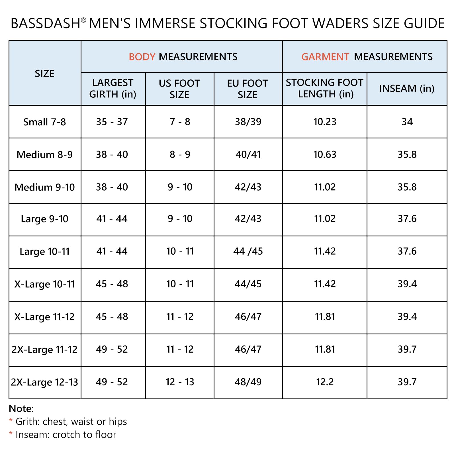 Bassdash Hommes IMMERSE Tan Waders Bottes de Pêche à la Mouche Imperméables et Respirantes Bottes de Pêche à la Mouche pour la Chasse Légères