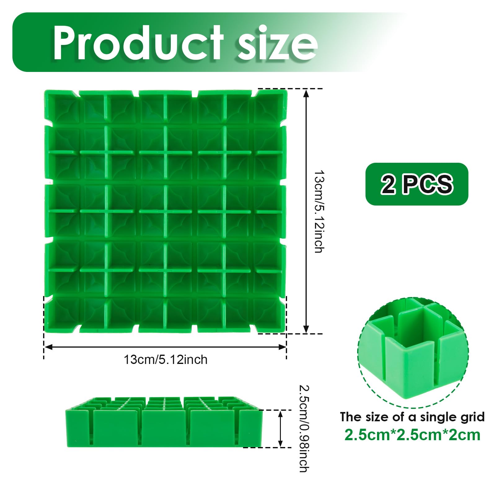 2Pcs Grapes Cherry Tomatoes Cutter Slicer, 16 Compartments Finger Safe Cherry Tomato Slicing Tool, Food Grade Grape Cutter Tool, Fruit Container Holder Cutter for Cherry Tomatoes Grapes Salad