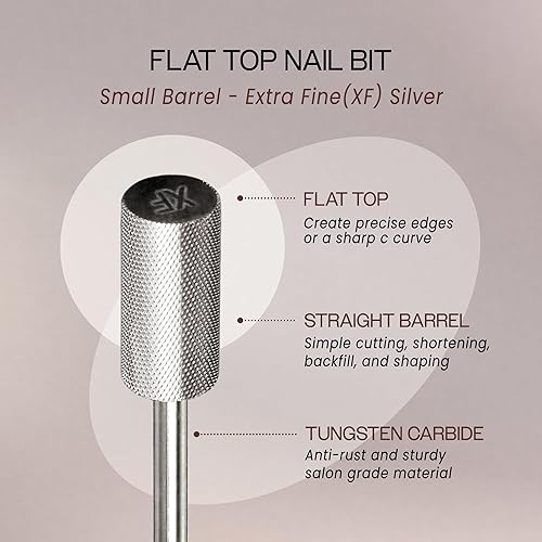 Miniatura 2 de PANA Broca de uñas de gel acrílico o gel duro de eliminación rápida para manicura y pedicura, profesional o principiante, mango de 332 pulgadas