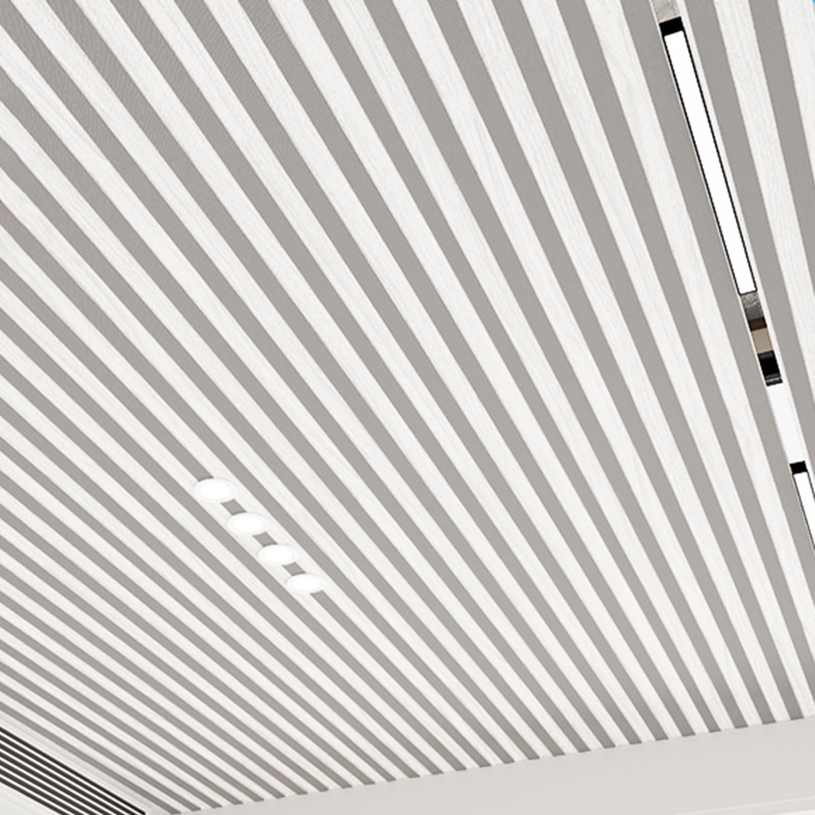 Panneaux de plafond suspendu en mousse papier peint autocollant 3D étanche 67x67cm