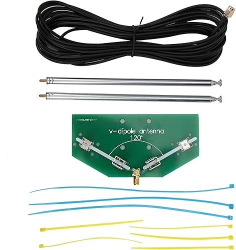 Antena VDipole Radio Frecuencia 78M1 GHz Radio Reemplazo Antena Universal Interior Aceptor