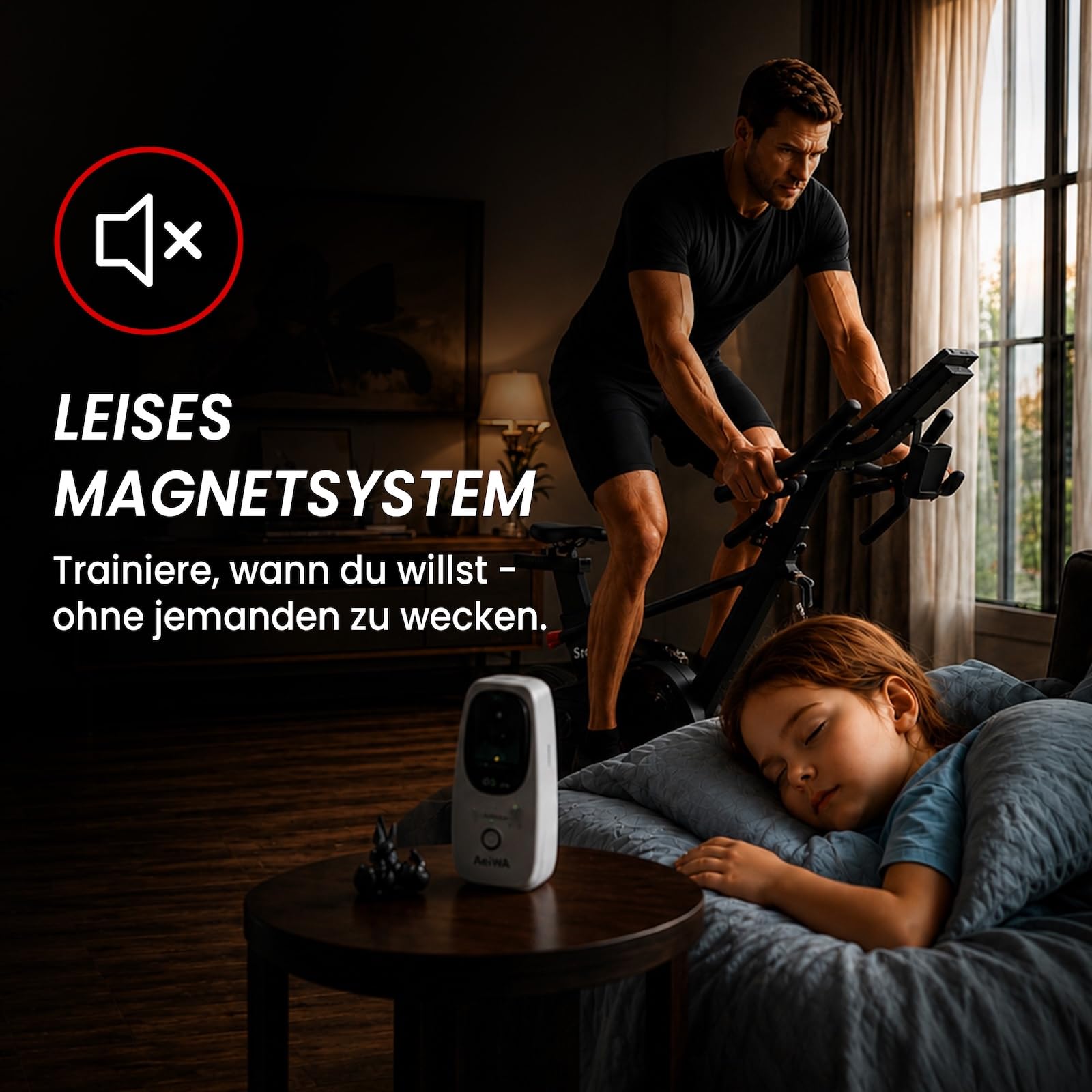 AsVIVA S18 Pro Speedbike – Indoor Cycle Heimtrainer mit 24 Gängen &18 kg Schwungmasse, leiser Riemenantrieb, Bluetooth Kinomap & Zwift, LCD Display