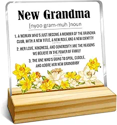 Novos presentes para avó, presentes para avó pela primeira vez, ideias de presentes para novas avós, presentes de dia das mães, presentes de aniversário, presentes de Natal, ideias de presente de ação