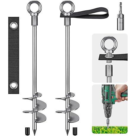 18 Inches Fully Welded Ground Anchors: A Safe Haven for Your Outdoor Structures