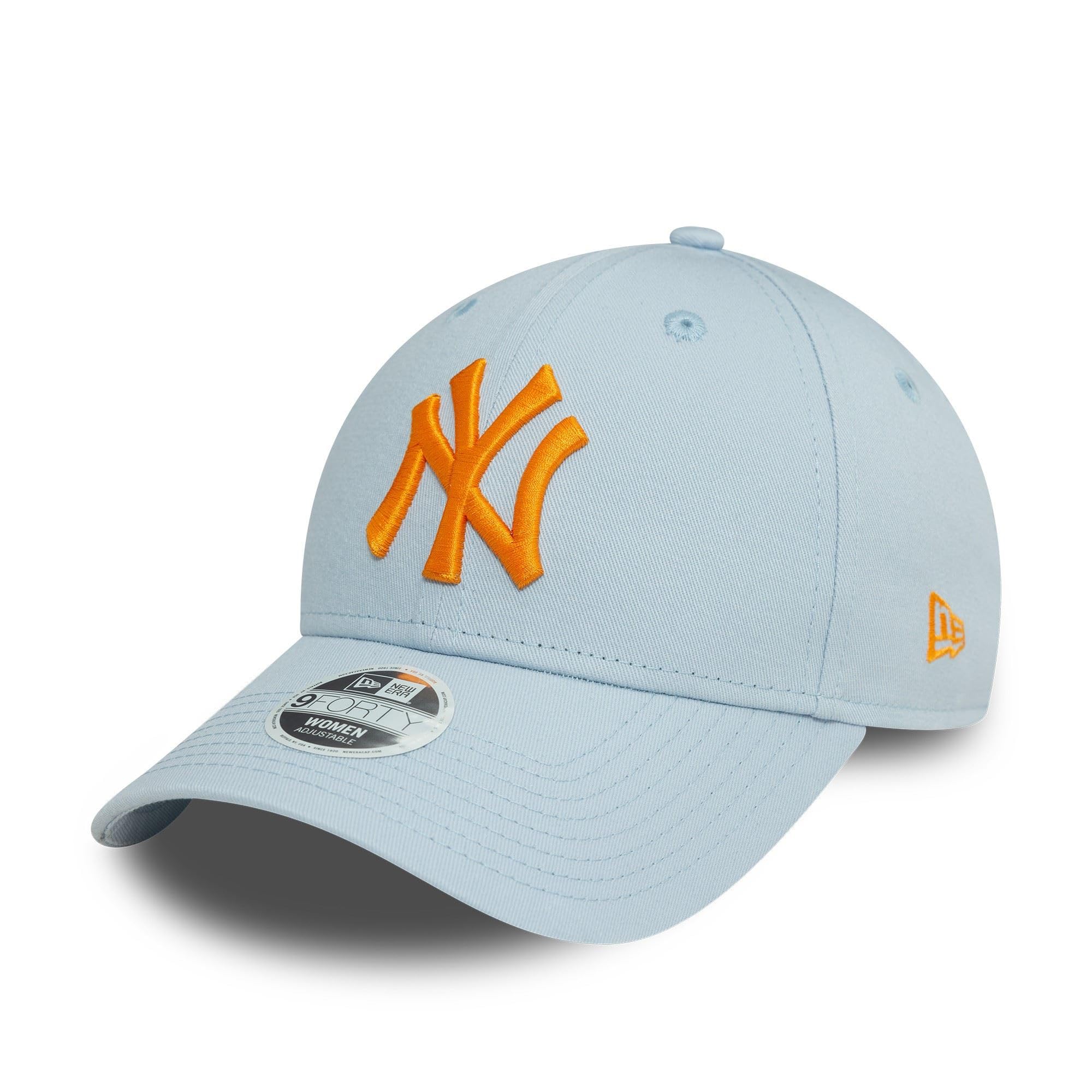 New Era NY Baseball Accessory MLB Cap Fans New York Yankees Curved Visor Woman Girl Adjustable Blue — image 1