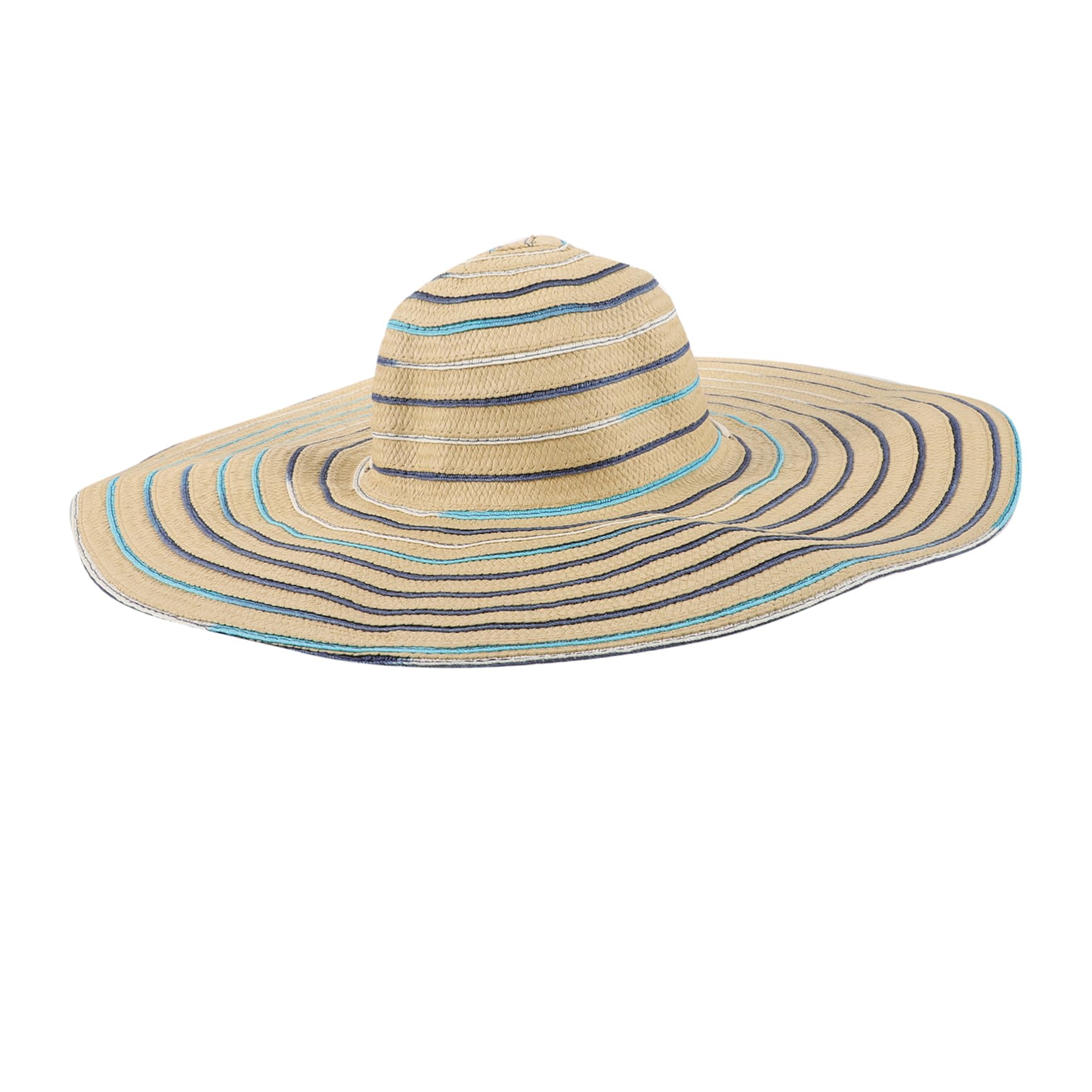 Cappello da Sole Donna Falda Larga in Paglia, Modellabile e Ripiegabile per Spiaggia, Viaggio e Estate