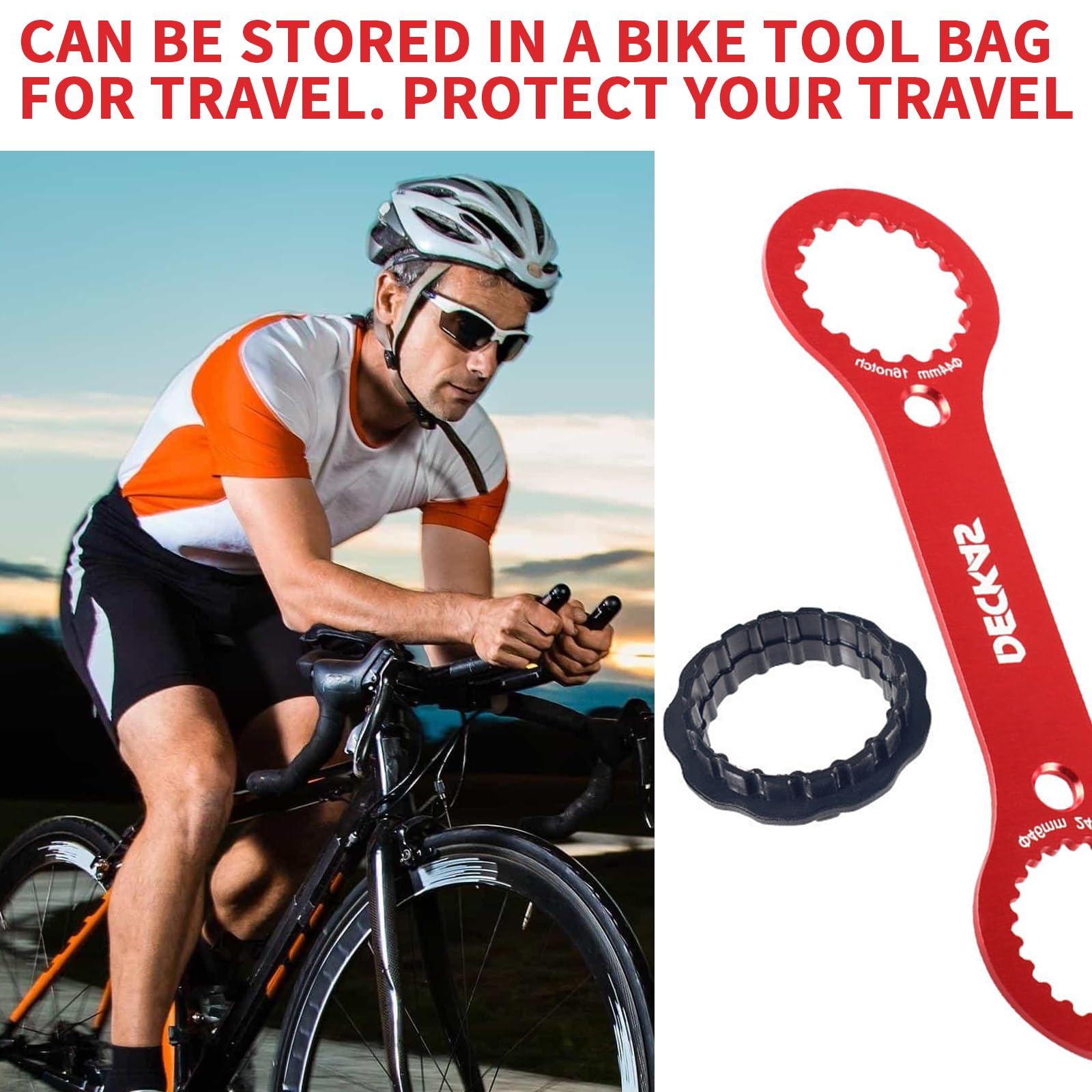 Lithyc Chiave per Movimento Centrale Per Bicicletta,Strumento per Chiave,Chiave per Guarnitura per Mtb,Attrezzi Bici,Adatto per Dub/Tl-Fc32 / Tl-Fc25 / Tl-Fc24, per La Riparazione di Biciclette