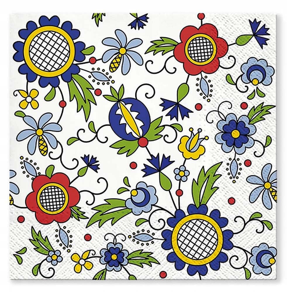 Tete a Tete 3Ply Flowery Tissue Paper Napkins Decoupage Serviettes 33cm x 33cm - 1/4 Folded (Pack of 20) (Botanical Memories) — view 2