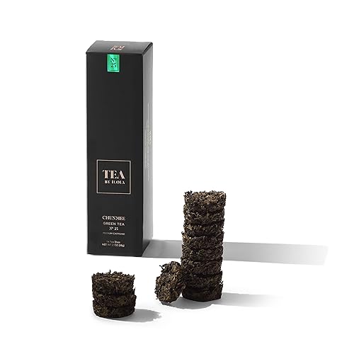 iLOLA Discos de té de hojas sueltas Chunmee No. 25 | Cosas favoritas de Oprah 2022 | Té verde dulce y suave natural | Cafeína media | No necesita
