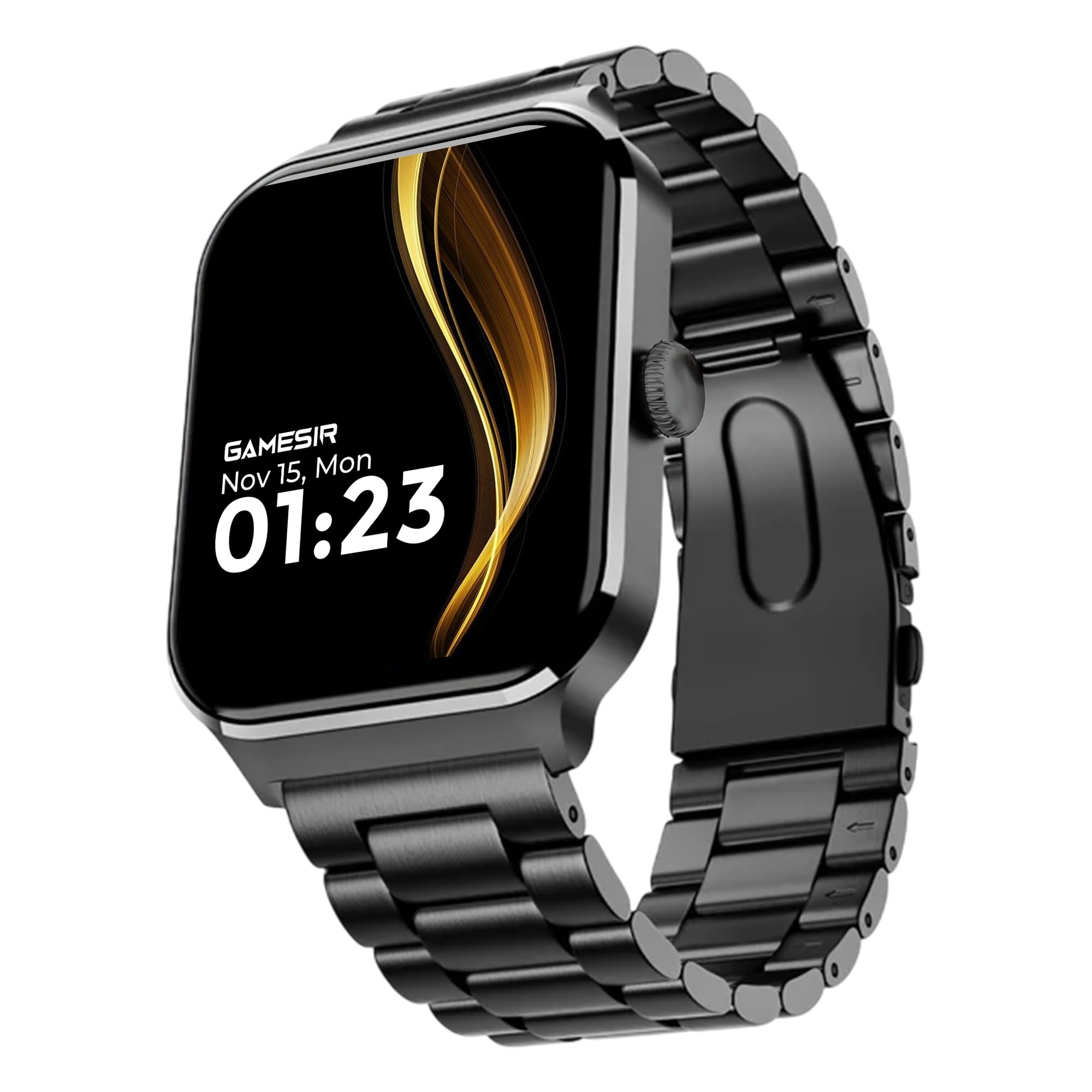 GameSir Nexoro 2.01” Smartwatch for Men & Women Bluetooth Call, Heart Rate, SpO2, Sleep & 100+ Sports Modes, IP68 Waterproof, Compatible with Android & iPhone (Metal Black)-image-11