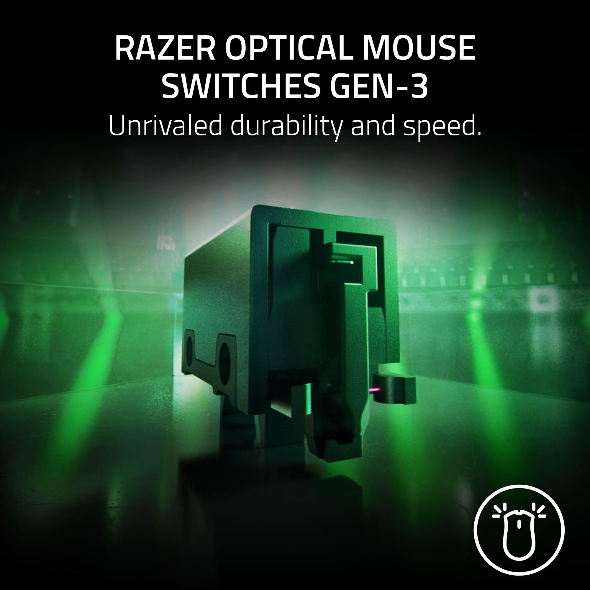 Razer Ratón inalámbrico para Juegos Viper V3 Pro SE: Ligero 54g - Dongle de Voz 1K - Sensor óptico de 35K dpi - Interruptores ópticos Gen3 - Forma simétrica - 8 Controles programables - 95 Horas