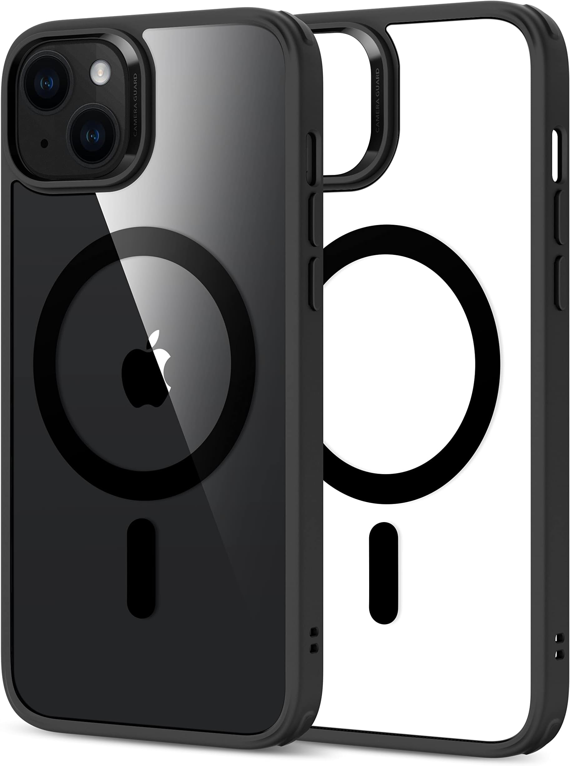 NALIA Cover In Pelle Sintetica Per IPhone 13, Custodia Sottile In Silicone TPU, Antiurto, Antiscivolo, Nero - 4