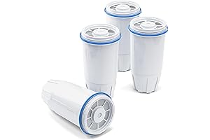4-Pack Water Filter Replacement for Zero Pitcher/Dispenser
