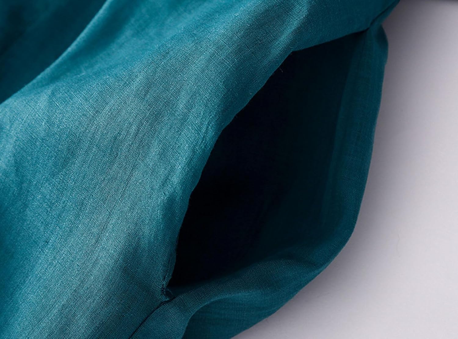 Women’s Casual Midi Dress with Pocket V Neck Short Sleeve Relaxed Flowy Dress Summer Long Dress - Image 6