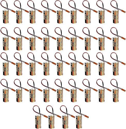 Meewellvetry (40 Pack) Fuji FDK CR8.LHC 3V 2600mAh Replacement Lithium Battery for Fuji fdk cr8-lhc PLC Controller Backup Battery