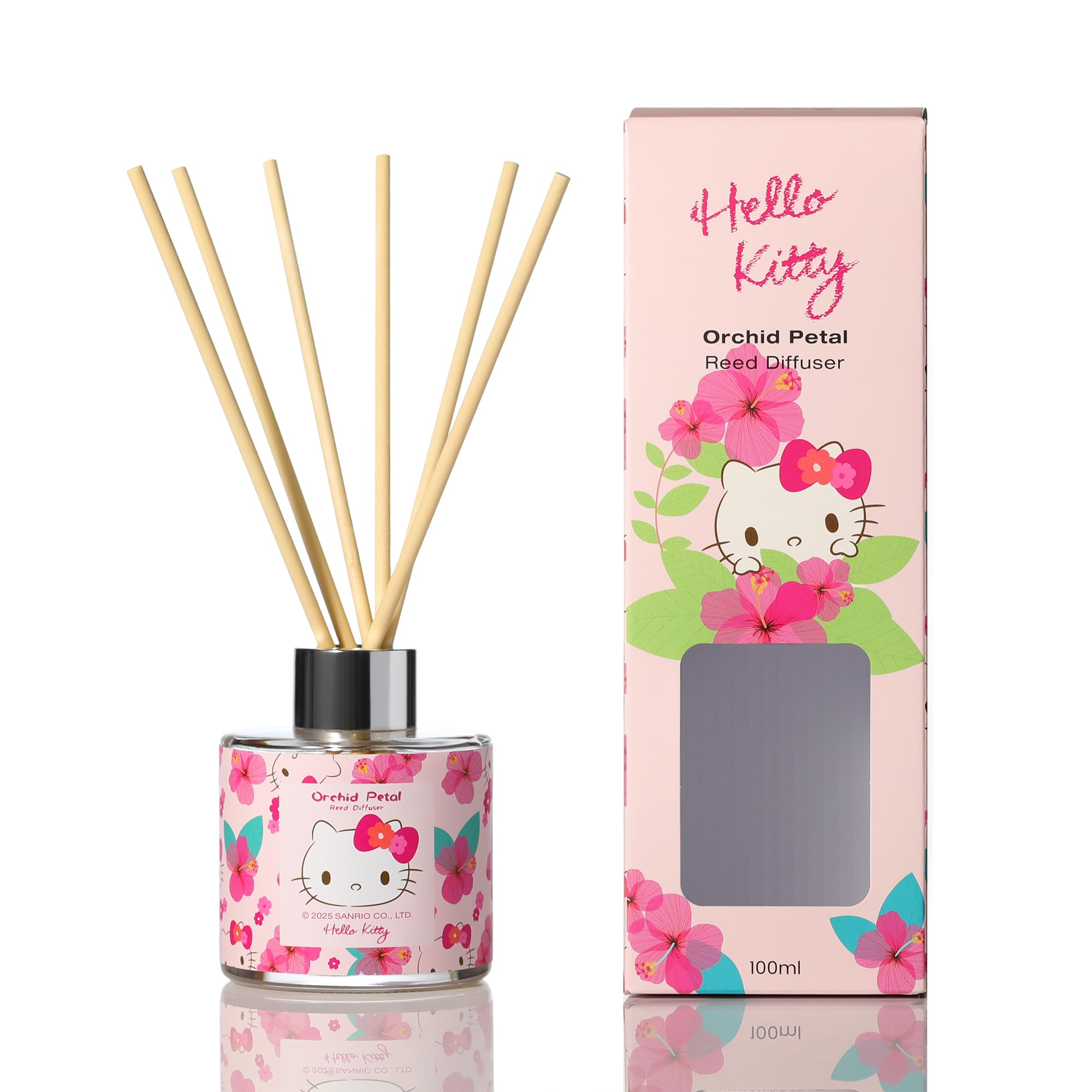 Hello Kitty - Orchid Petal Reed Diffuser - 100ml - Light