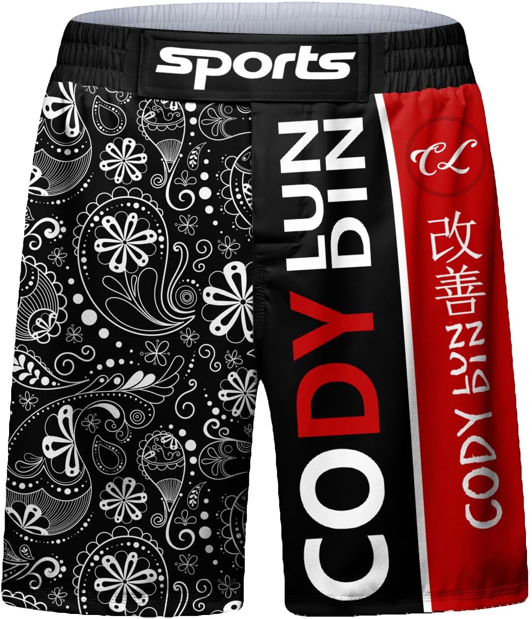 Cody Lundin Men & Women - Training & Fight Shorts, MMA Shorts,Muay Thai, BJJ, Boxing, Grappling & Cage Fighting Quick Dry