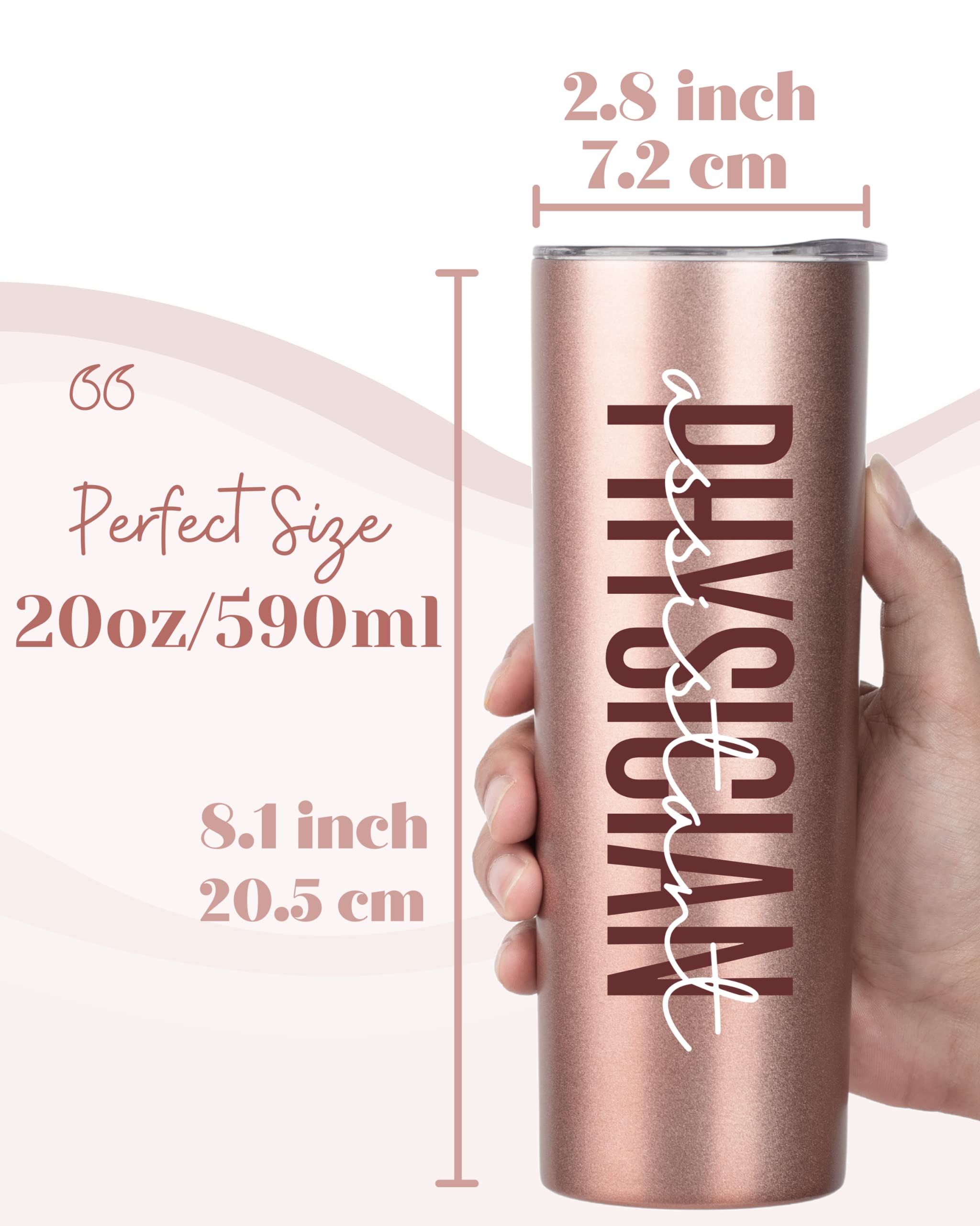 Onebttl Physician Assistant Gifts for Women, Gifts for Women on National Physician Assistant Day, Birthday and Christmas, 20oz Insulated Stainless Steel Travel Tumbler - PHYSICIAN ASSISTANT