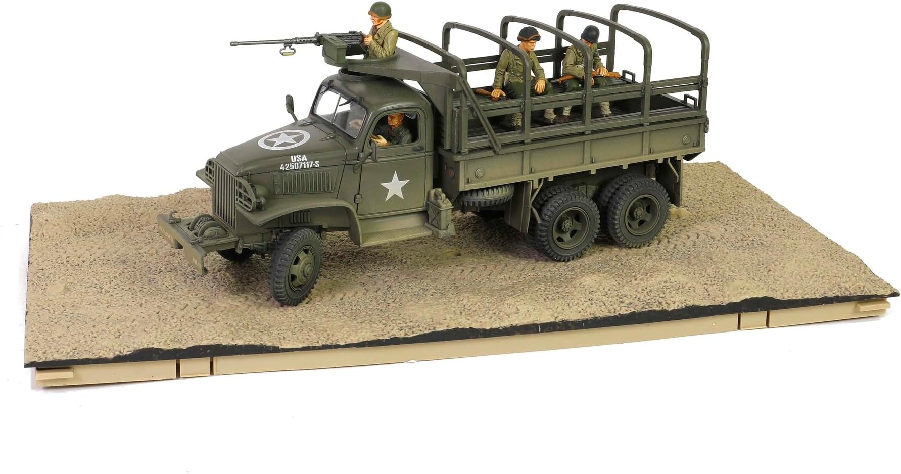Forces of Valor Waltersons 1:32 US GMC CCKW 353B Infantry Div. Stand Model, Model Building, Diorama Model, Military Model Building, Die-Cast Model