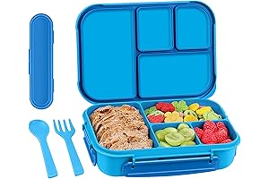 Reusable Kids Bento Lunch Box with Utensils