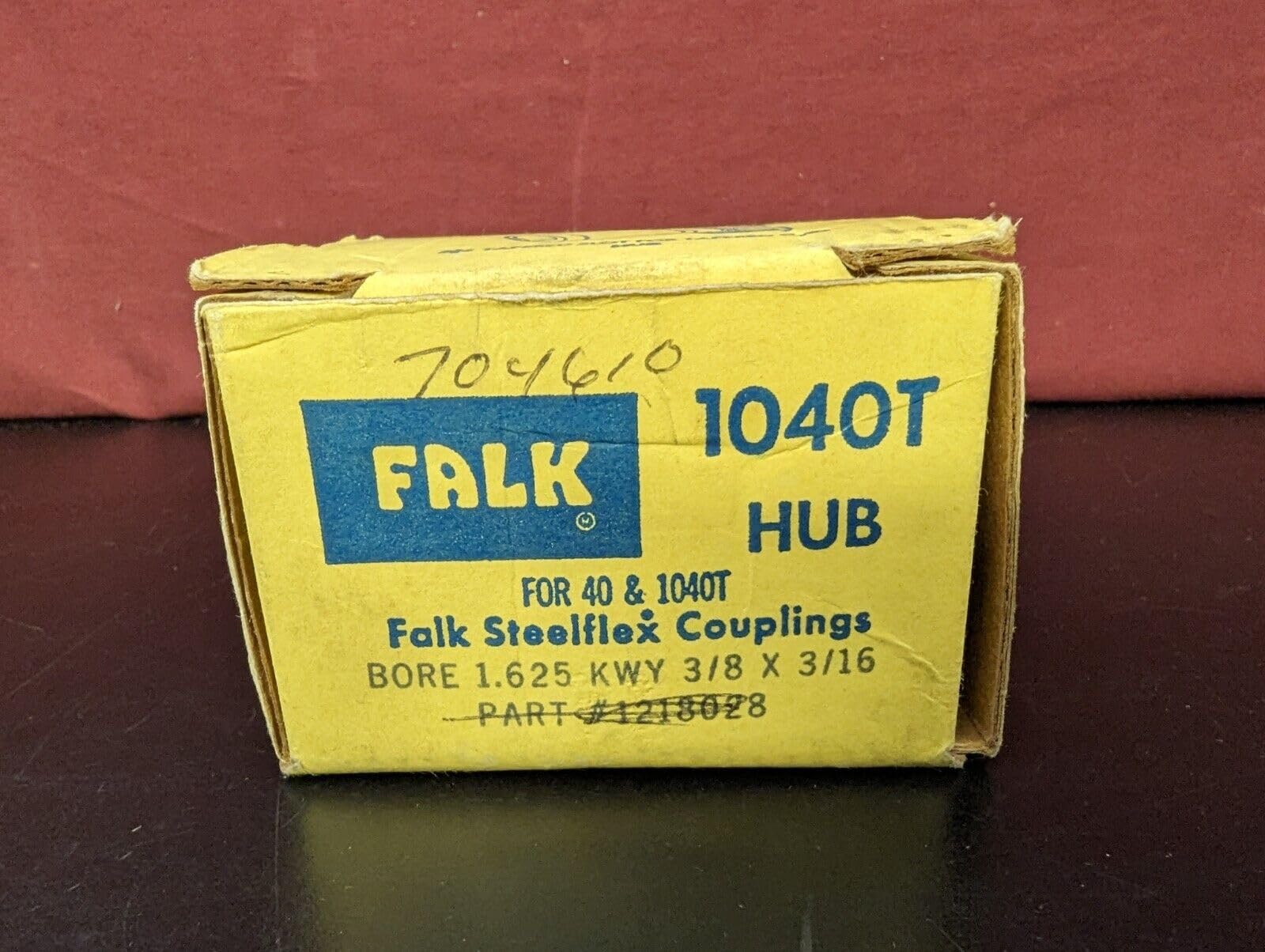 Falk 1040T Hub for 40 & 1040T Steelflex Couplings 1.625 Bore 3/8 x 3/16 Keyway