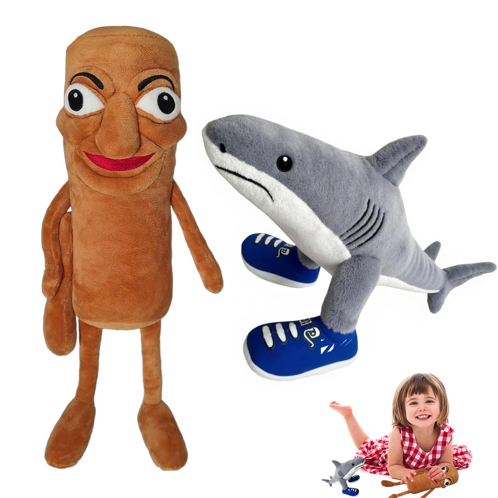chiquieray Italian Brainrot Toy, 2PCS Tung Tung Tung Sahur Plush, tung tung tung sahur