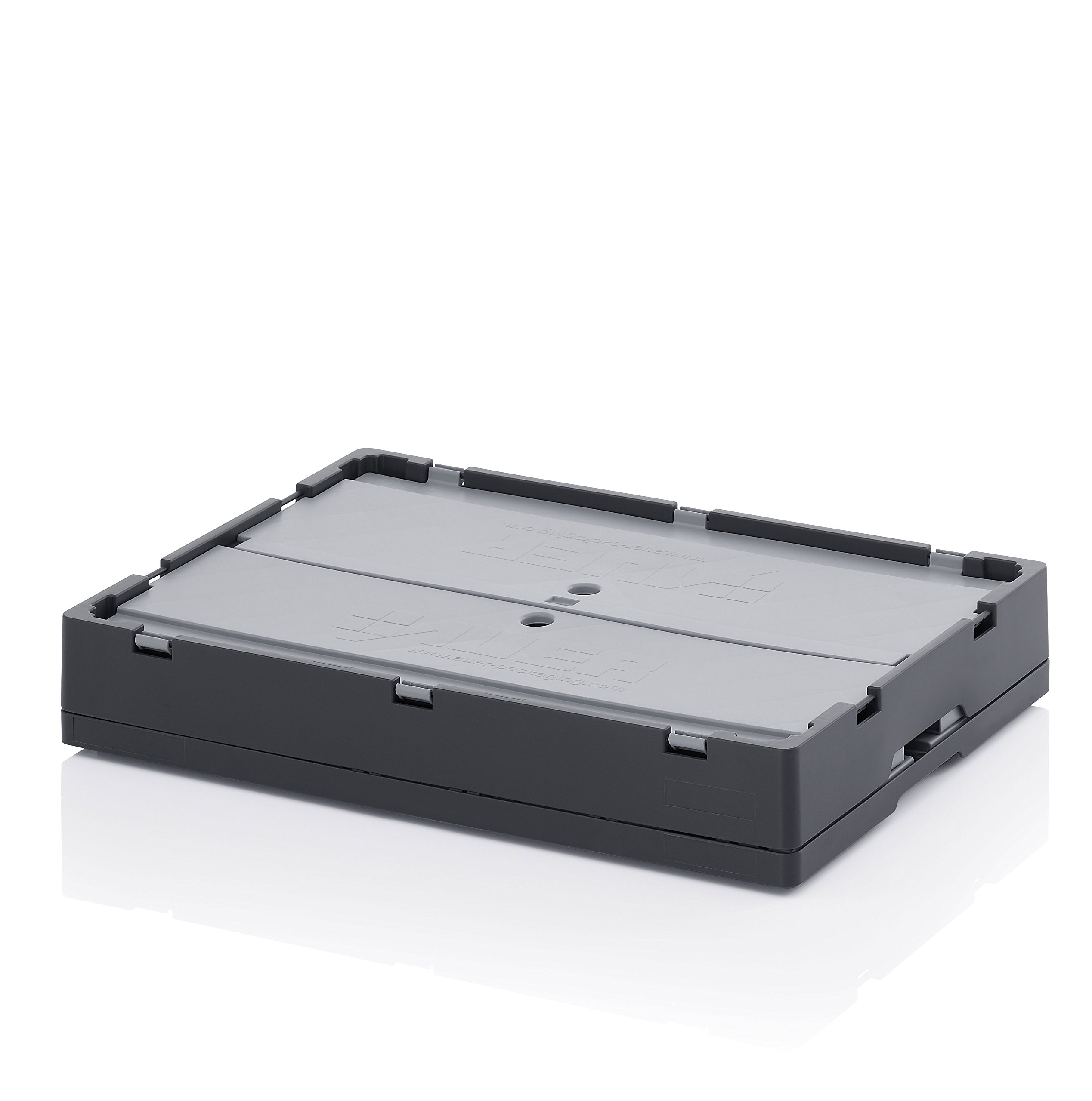 Auer Packaging 5x Profi-Faltbox 60 x 40 x 42 mit Deckel inkl. gratis Zollstock 5er Set